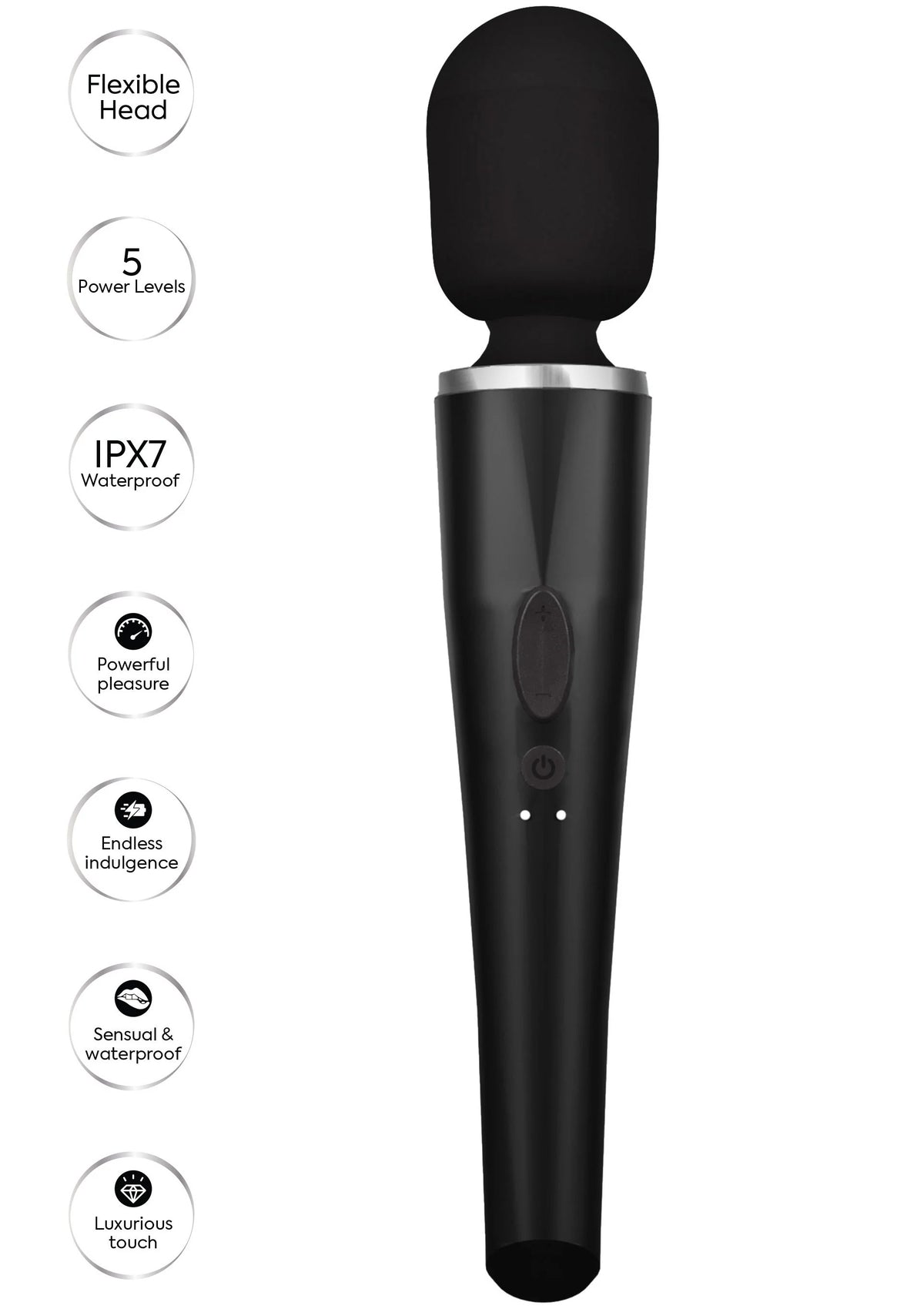 Bestel: Pro Wand Massager Red by Caresse - bij Happytoys.nl, happytoys.be, Happytoys.ae: erotische sex webshop | liever Happy dan Easy ⭐⭐⭐⭐⭐
