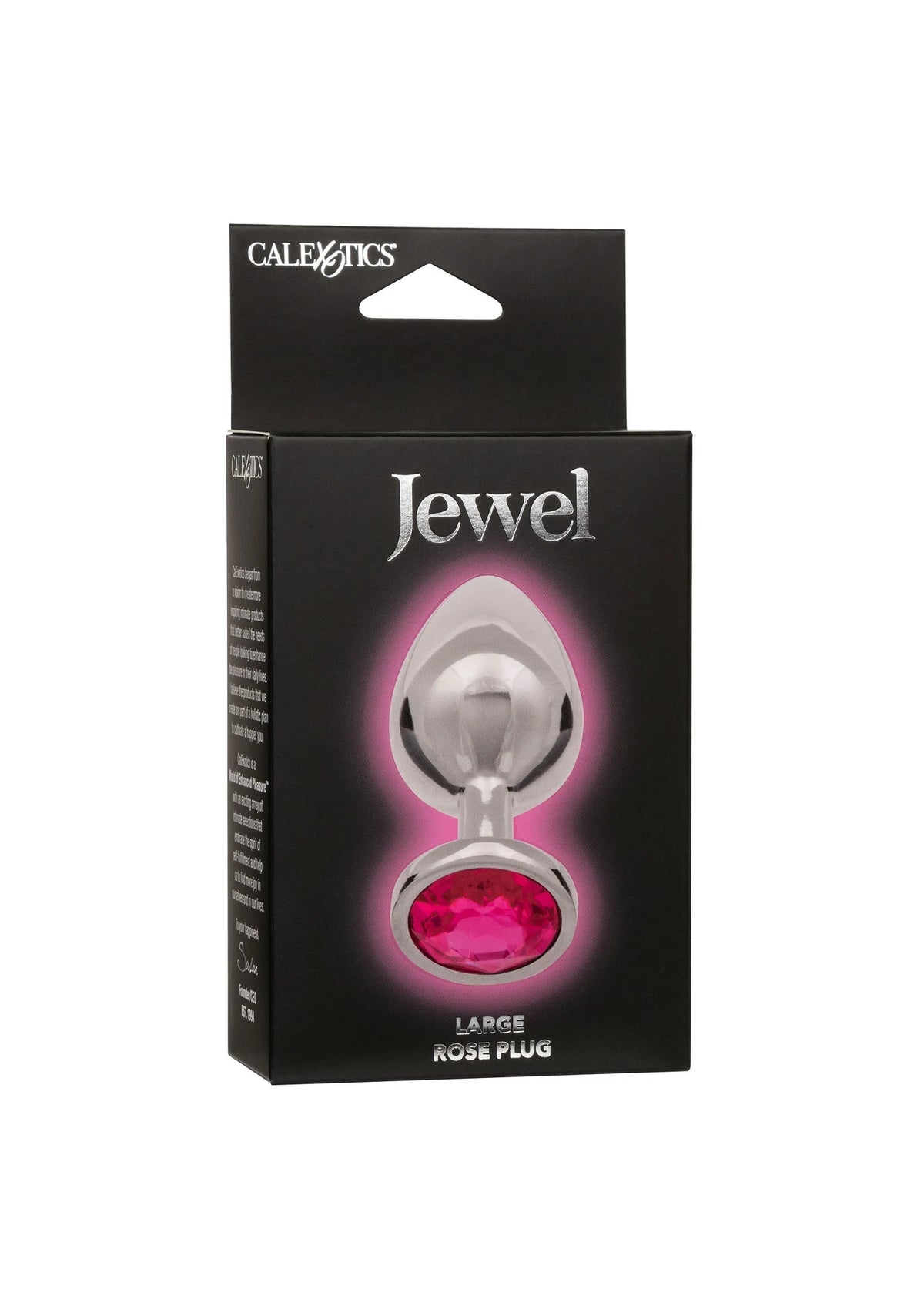 Bestel: Jewel Large Rose Plug by CalExotics - bij Happytoys.nl, happytoys.be, Happytoys.ae: erotische sex webshop | liever Happy dan Easy ⭐⭐⭐⭐⭐