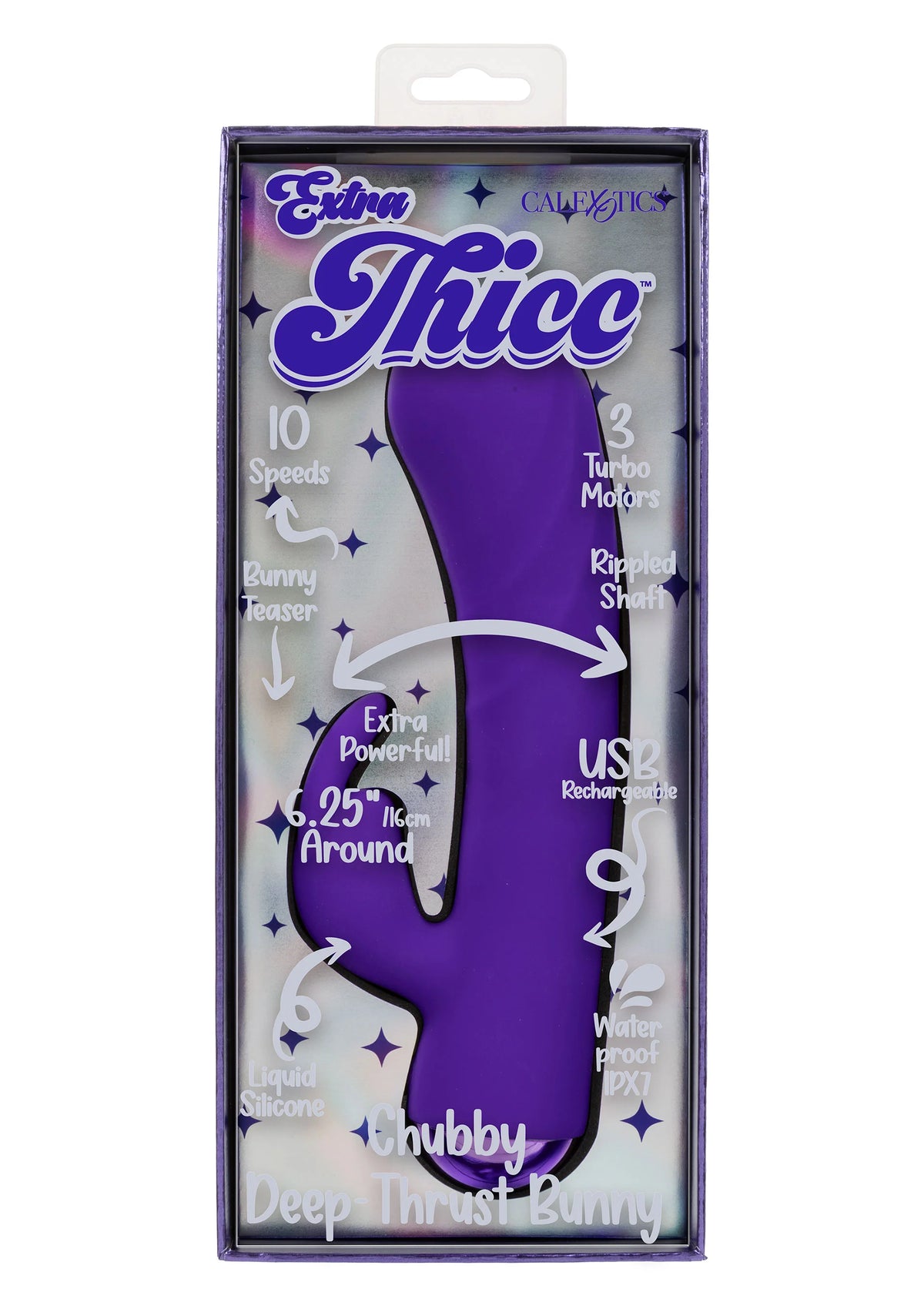 Bestel: Thicc Chubby Deep Thrust Bunny by CalExotics Enchanted - bij Happytoys.nl, happytoys.be, Happytoys.ae: erotische sex webshop | liever Happy dan Easy âââââ
