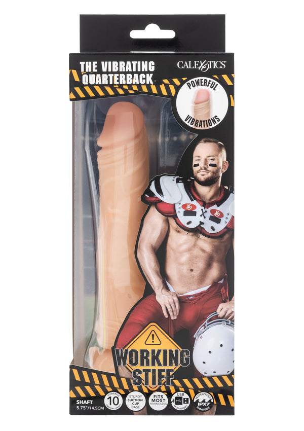 Bestel: The Vibrating Quaterback by CalExotics Working Stiff - bij Happytoys.nl, happytoys.be, Happytoys.ae: erotische sex webshop | liever Happy dan Easy ⭐⭐⭐⭐⭐