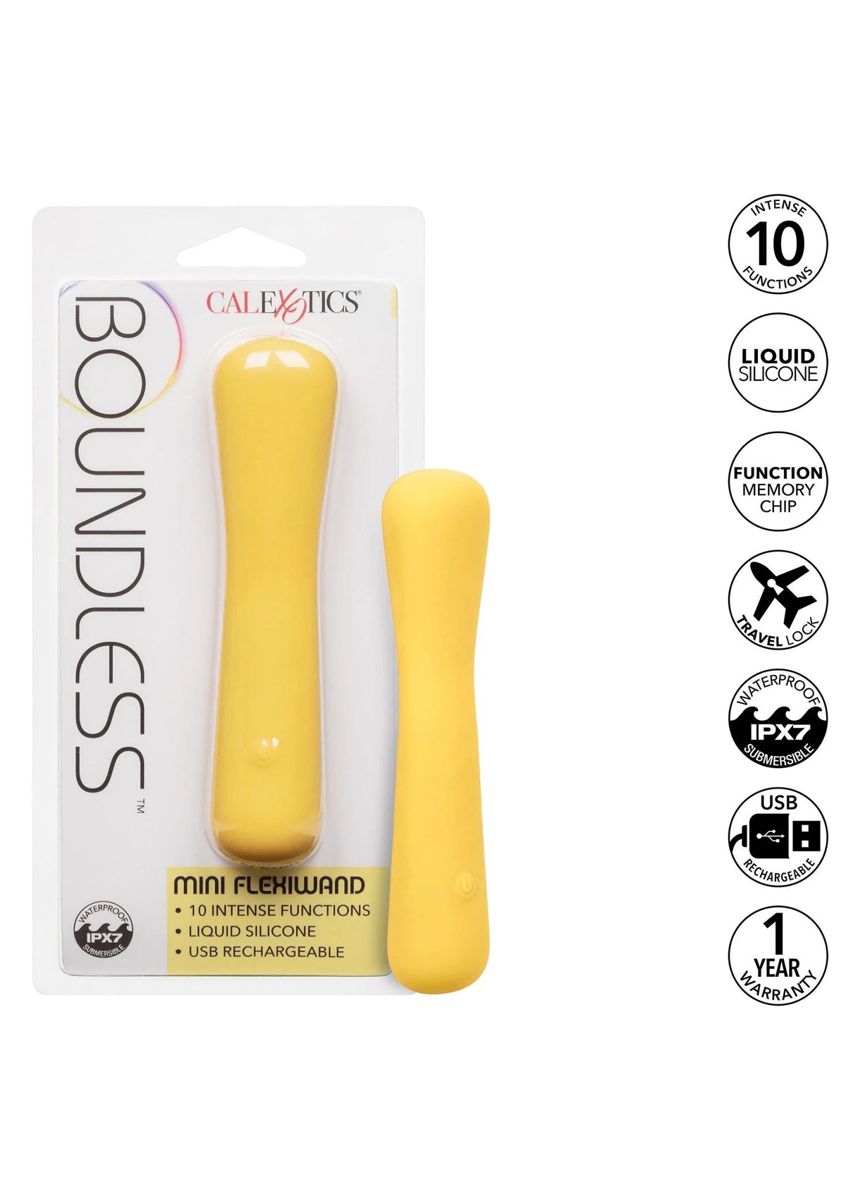 Bestel: Boundless Mini FlexiWand by CalExotics - bij Happytoys.nl, happytoys.be, Happytoys.ae: erotische sex webshop | liever Happy dan Easy ⭐⭐⭐⭐⭐