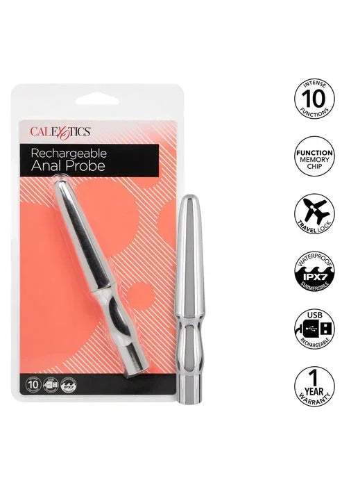 Bestel: Rechargeable Anal Probe by CalExotics - bij Happytoys.nl, happytoys.be, Happytoys.ae: erotische sex webshop | liever Happy dan Easy ⭐⭐⭐⭐⭐