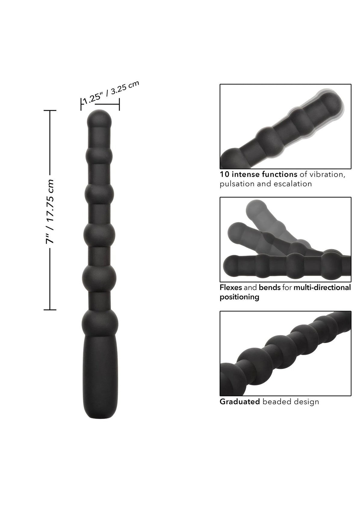 Bestel: Rechargeable X - 10 Beads by CalExotics - bij Happytoys.nl, happytoys.be, Happytoys.ae: erotische sex webshop | liever Happy dan Easy âââââ