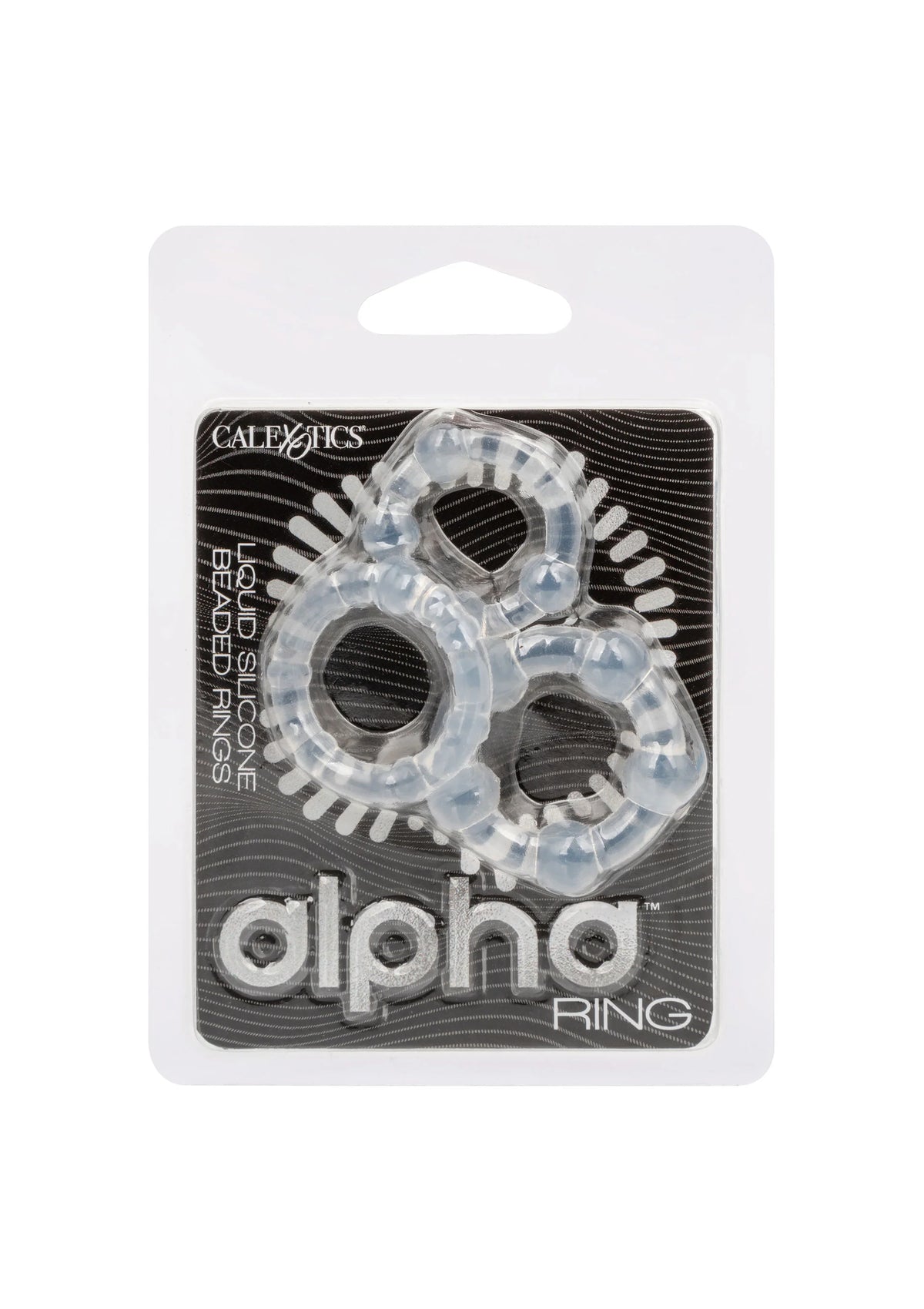 Bestel: Silicone Beaded Rings by CalExotics Alpha - cockrings bij Happytoys.nl, happytoys.be, Happytoys.ae: erotische sex webshop | liever Happy dan Easy âââââ