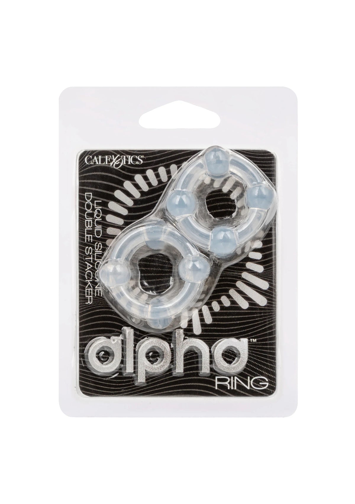 Bestel: Silicone Double Stacker Rings by CalExotics Alpha - bij Happytoys.nl, happytoys.be, Happytoys.ae: erotische sex webshop | liever Happy dan Easy âââââ