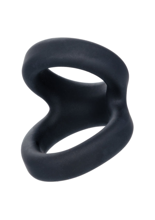 Bestel: Liquid Silicone Snug Tugger cock and ball ring by CalExotics Alpha - bij Happytoys.nl, happytoys.be, Happytoys.ae: erotische sex webshop | liever Happy dan Easy ⭐⭐⭐⭐⭐ - Zwart - 16749 - BLACK