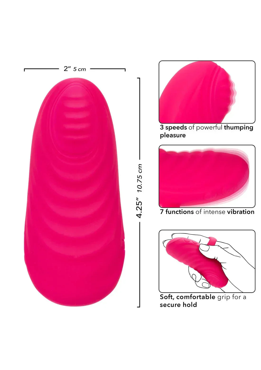Bestel: Envy Thumping Massage by CalExotics - bij Happytoys.nl, happytoys.be, Happytoys.ae: erotische sex webshop | liever Happy dan Easy ⭐⭐⭐⭐⭐