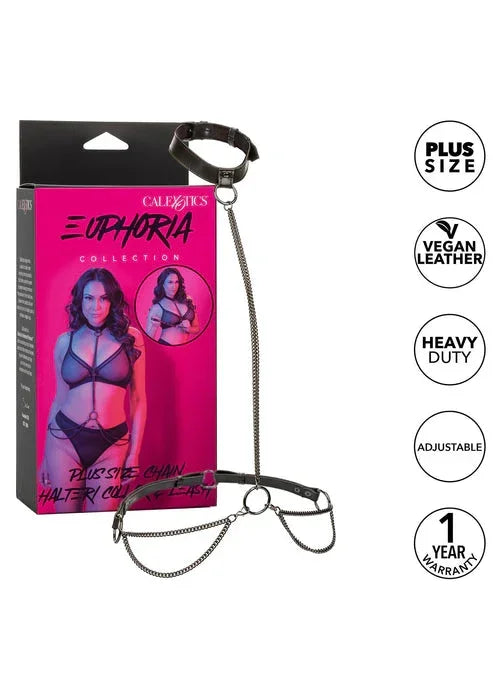 Bestel: Chain Halter & Collar Plus by CalExotics - bij Happytoys.nl, happytoys.be, Happytoys.ae: erotische sex webshop | liever Happy dan Easy âââââ