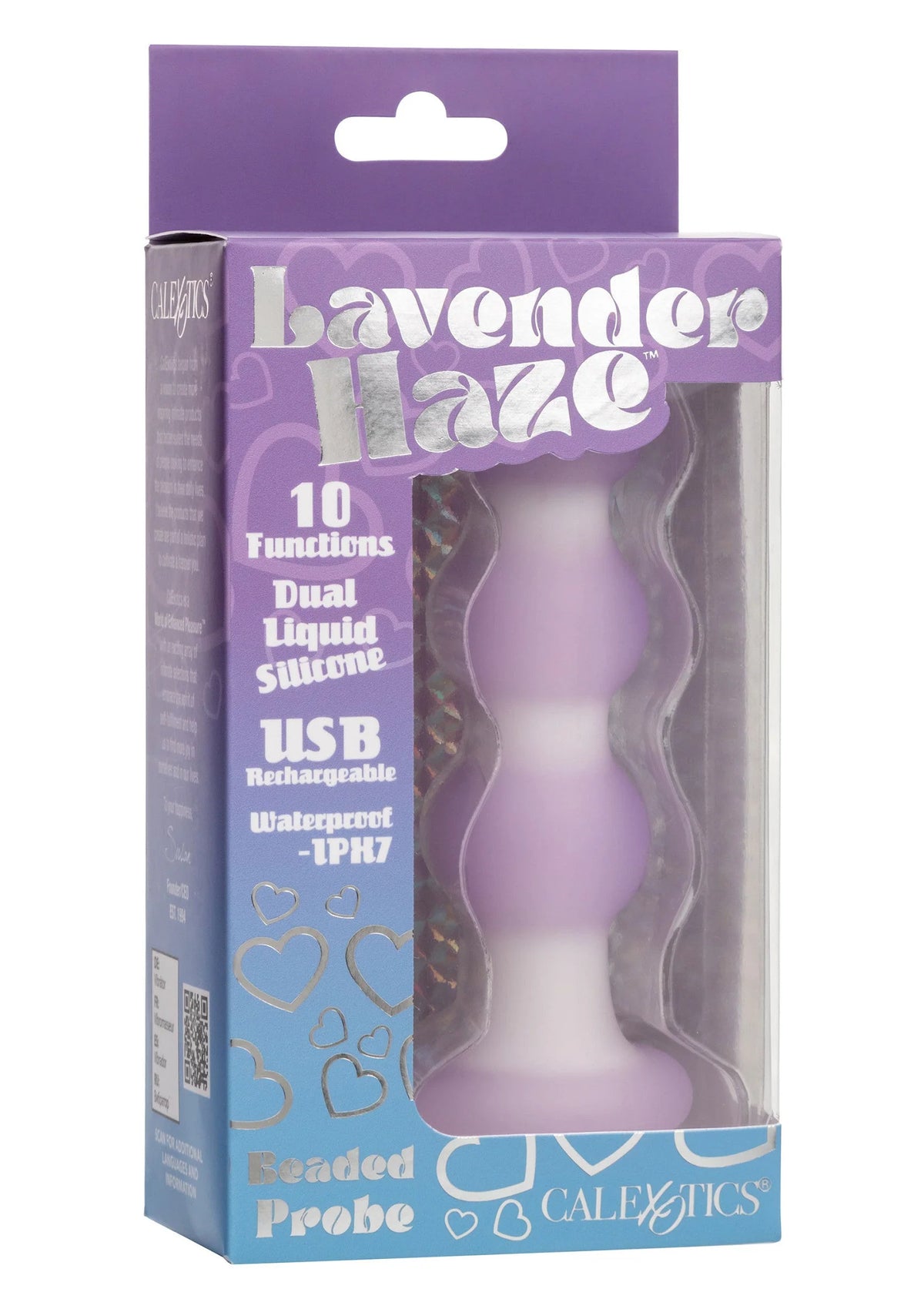 Bestel: Lavender Haze Beaded Probe by CalExotics - bij Happytoys.nl, happytoys.be, Happytoys.ae: erotische sex webshop | liever Happy dan Easy ⭐⭐⭐⭐⭐