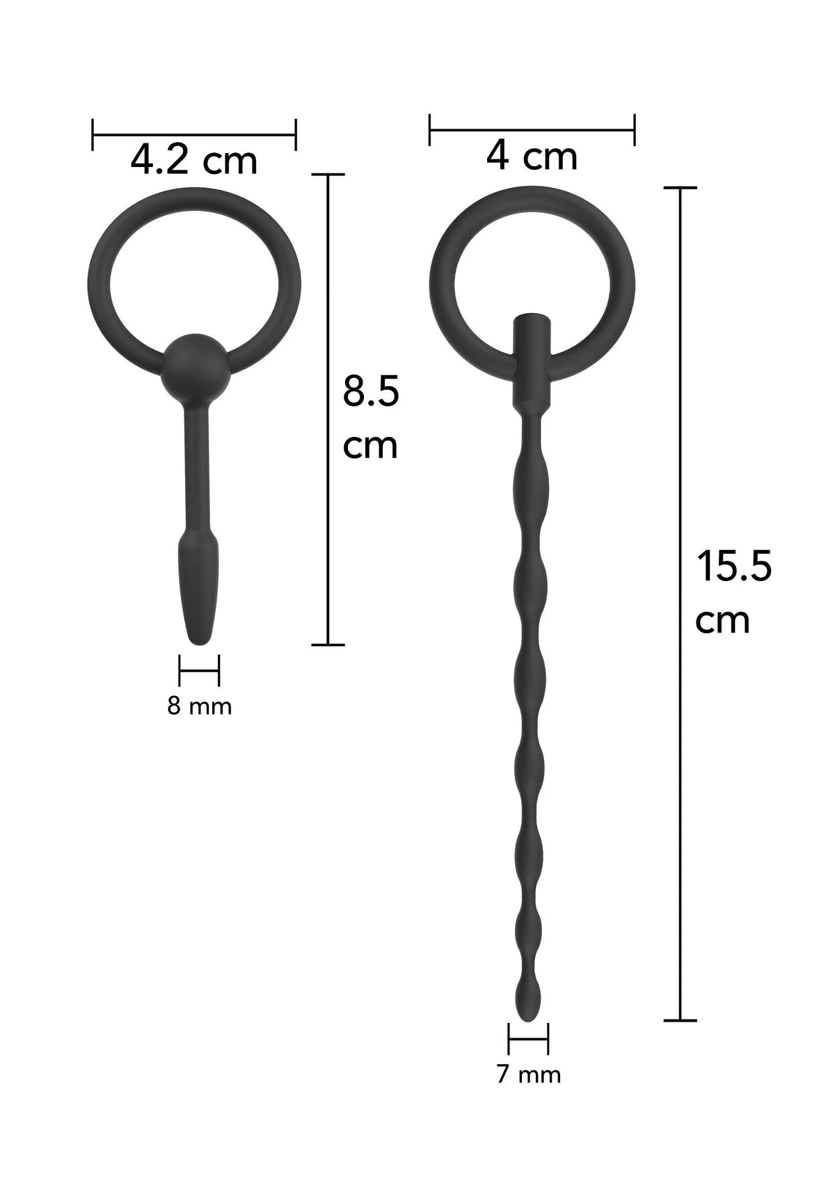 Bestel: Extreme Penis Plug Set Small 2 pcs by Hidden Desire - bij Happytoys.nl, happytoys.be, Happytoys.ae: erotische sex webshop | liever Happy dan Easy ⭐⭐⭐⭐⭐