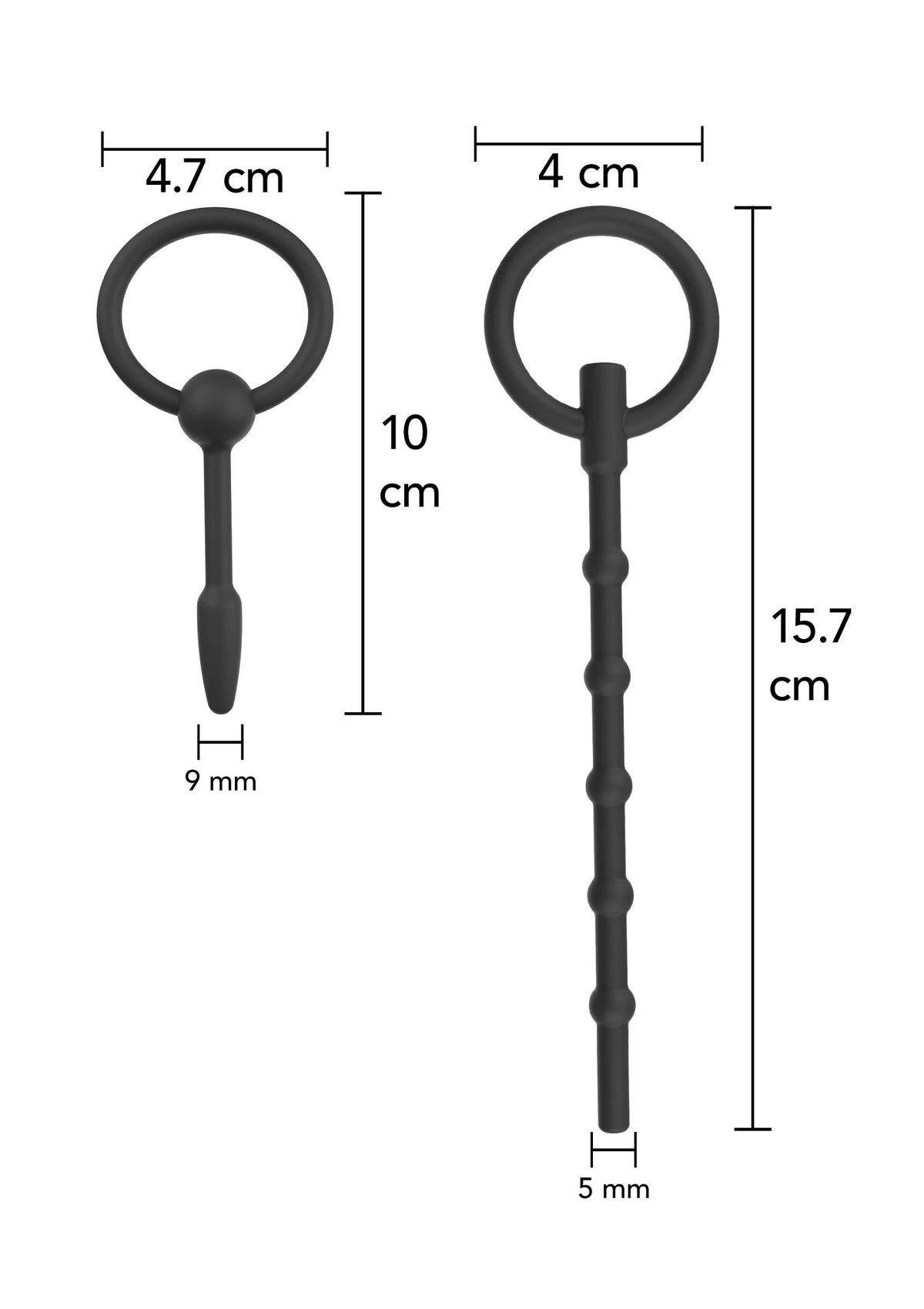 Bestel: Extreme Penis Plug Set Large 2 pcs by Hidden Desire - bij Happytoys.nl, happytoys.be, Happytoys.ae: erotische sex webshop | liever Happy dan Easy ⭐⭐⭐⭐⭐