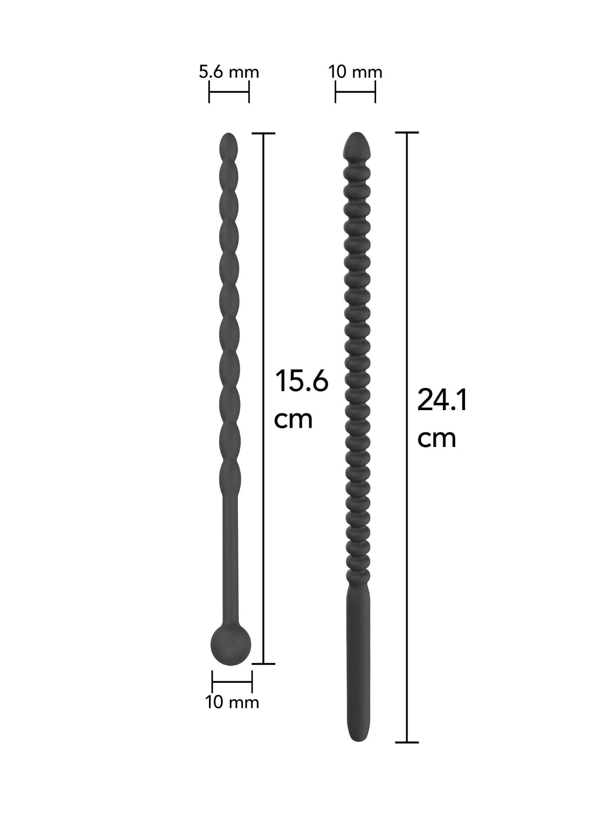 Bestel: Ribbed Penis Dilators Advanced 2 pcs - bij Happytoys.nl, happytoys.be, Happytoys.ae: erotische sex webshop | liever Happy dan Easy âââââ