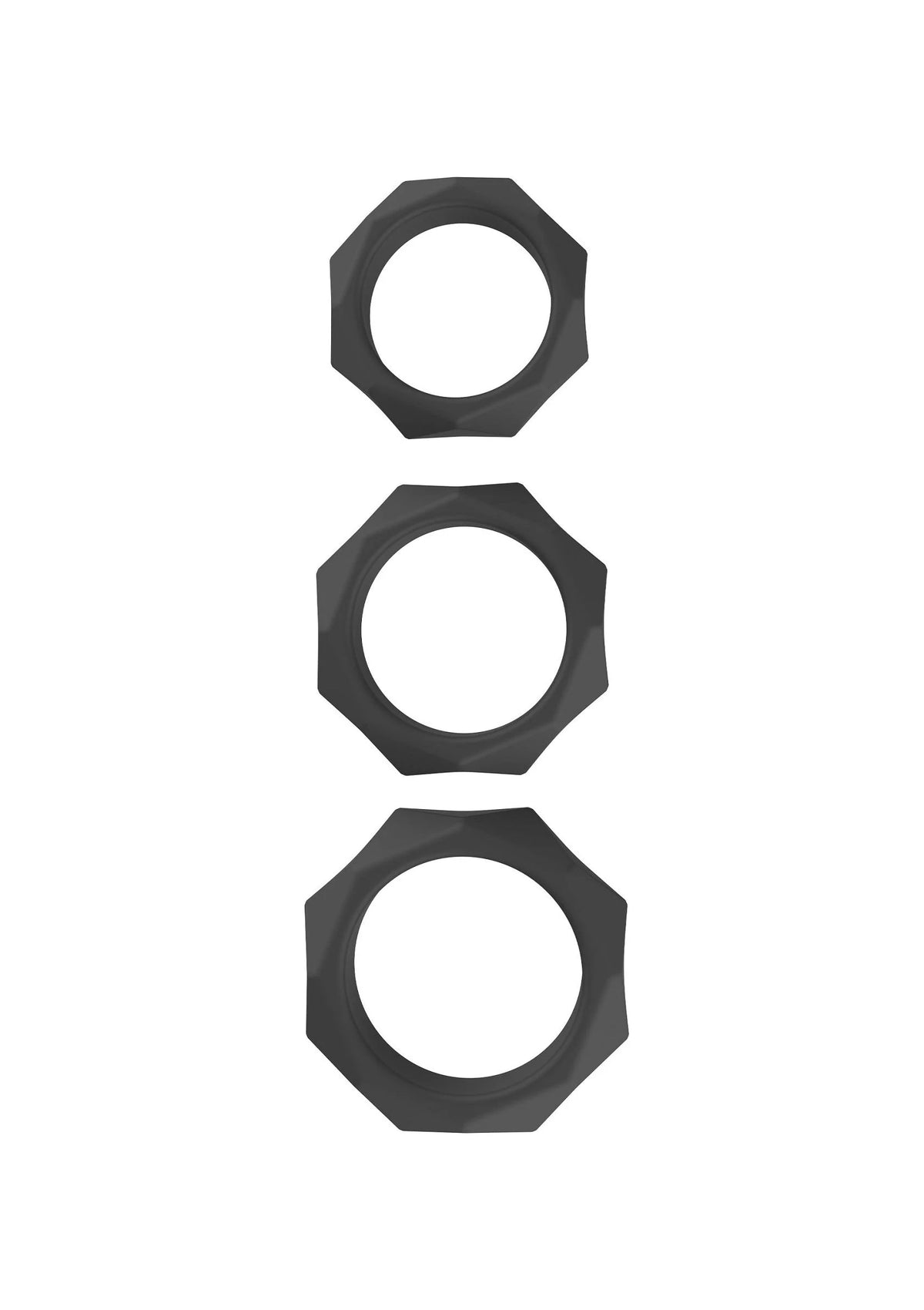 Bestel: Extreme Heavy C - Ring Set by Hidden Desire - bij Happytoys.nl, happytoys.be, Happytoys.ae: erotische sex webshop | liever Happy dan Easy ⭐⭐⭐⭐⭐