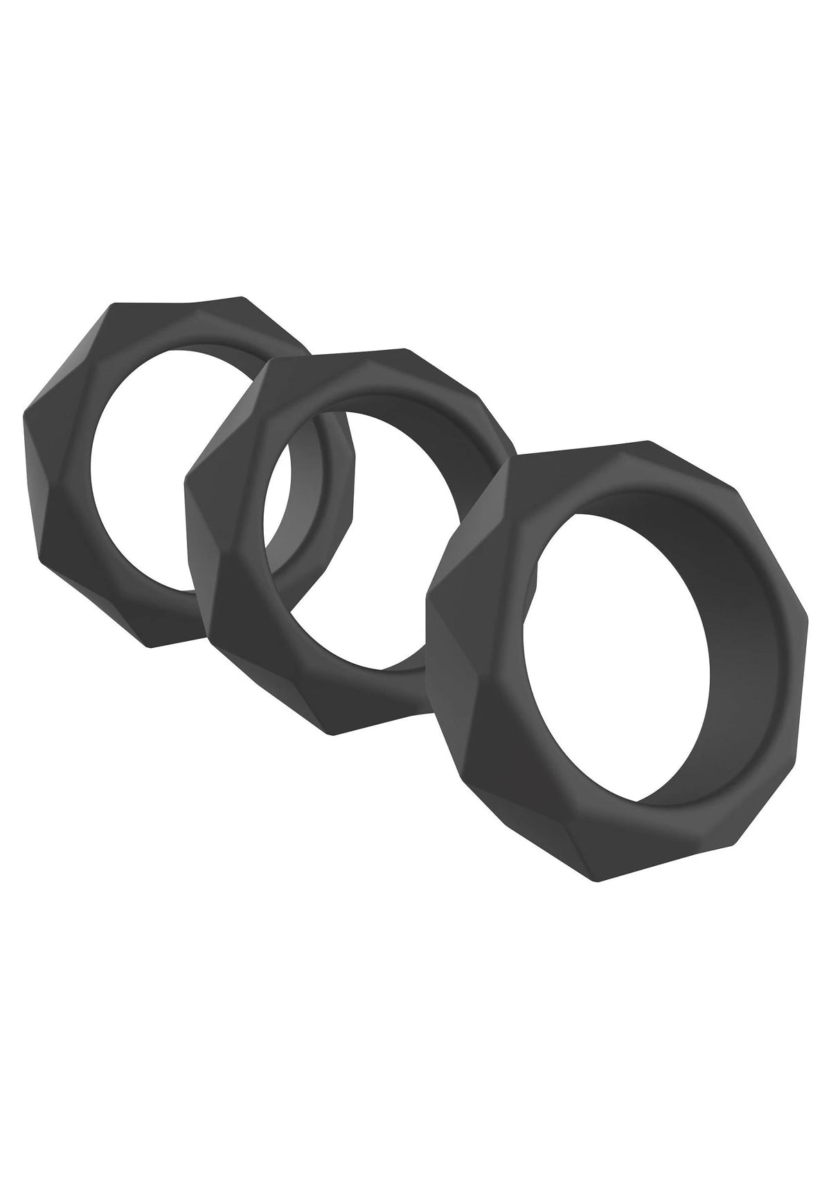 Bestel: Extreme Heavy C - Ring Set by Hidden Desire - bij Happytoys.nl, happytoys.be, Happytoys.ae: erotische sex webshop | liever Happy dan Easy ⭐⭐⭐⭐⭐