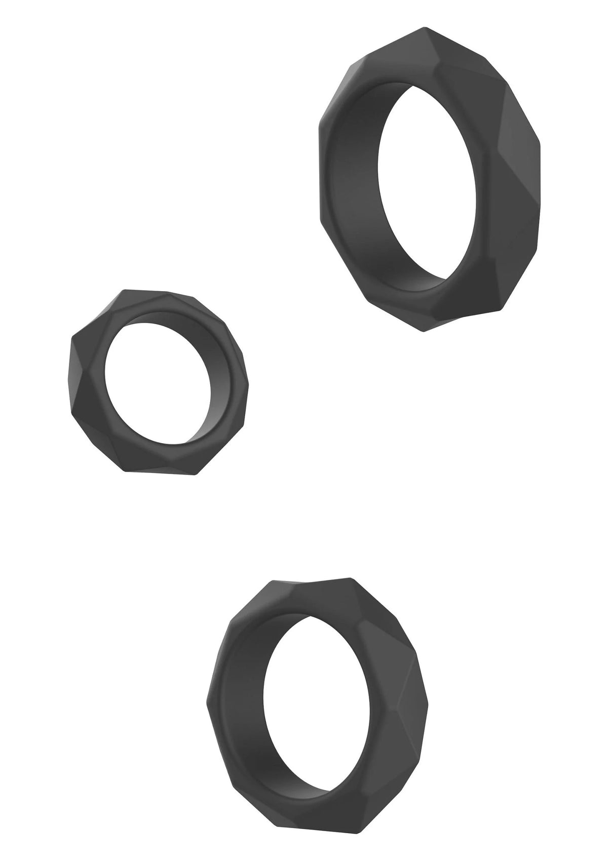 Bestel: Extreme Heavy C - Ring Set by Hidden Desire - bij Happytoys.nl, happytoys.be, Happytoys.ae: erotische sex webshop | liever Happy dan Easy ⭐⭐⭐⭐⭐