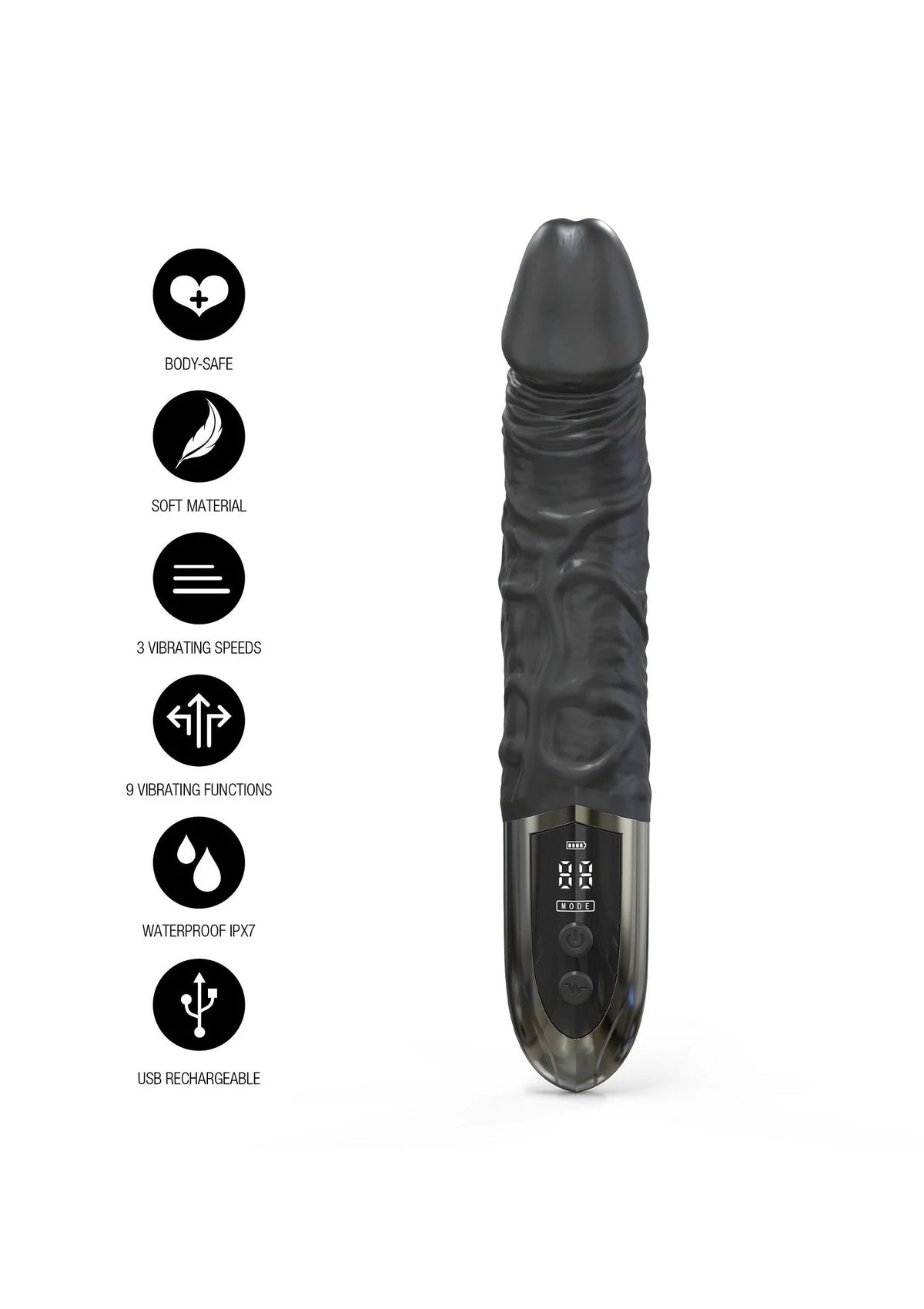 Bestel: Extreme Anal Power Vibrator by Hidden Desire - bij Happytoys.nl, happytoys.be, Happytoys.ae: erotische sex webshop | liever Happy dan Easy âââââ