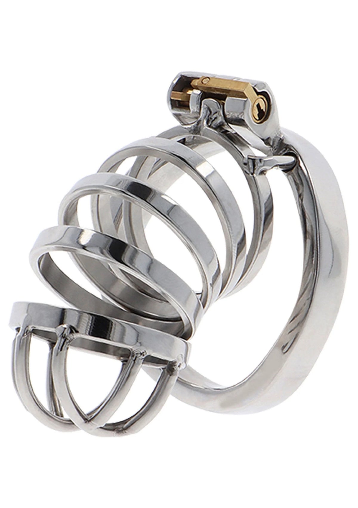 Bestel: Chastity Cock Cage Metal by Hidden Desire - bij Happytoys.nl, happytoys.be, Happytoys.ae: erotische sex webshop | liever Happy dan Easy ⭐⭐⭐⭐⭐ - Default Title - 16821 - SILVER