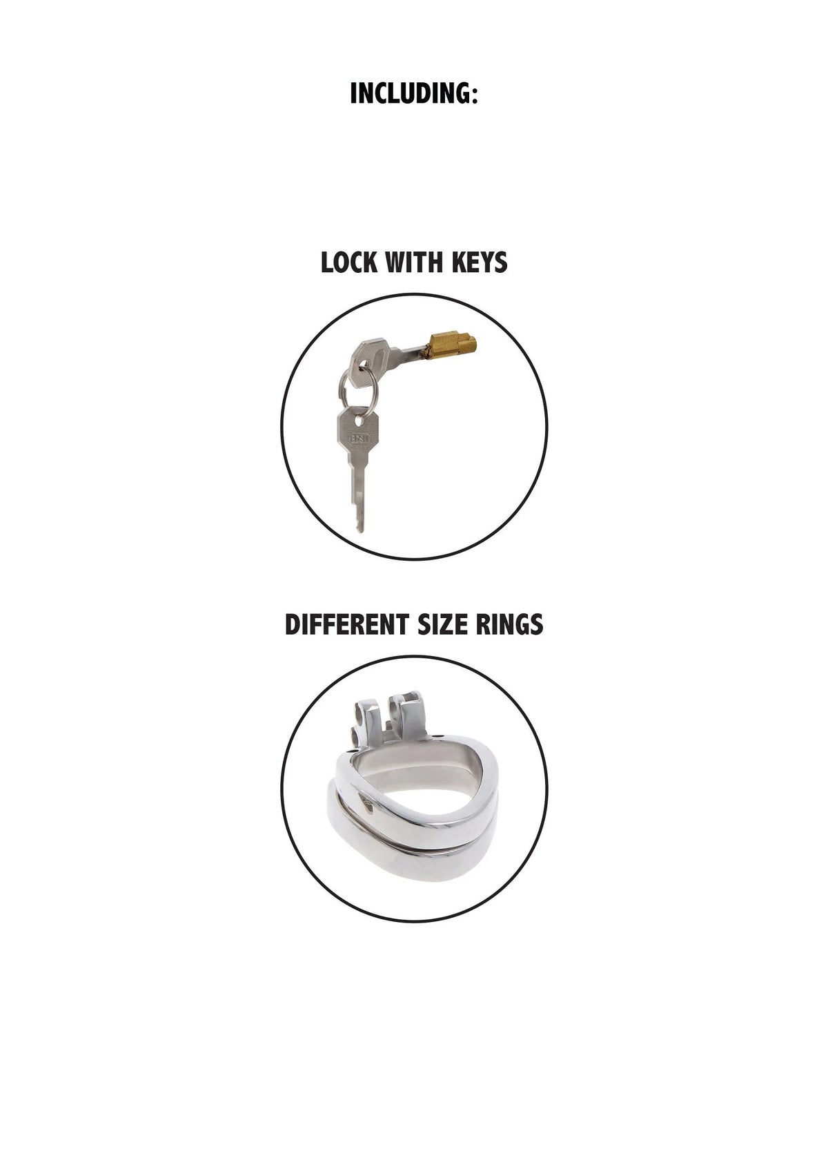 Bestel: Chastity Cock Cage Metal by Hidden Desire - bij Happytoys.nl, happytoys.be, Happytoys.ae: erotische sex webshop | liever Happy dan Easy ⭐⭐⭐⭐⭐