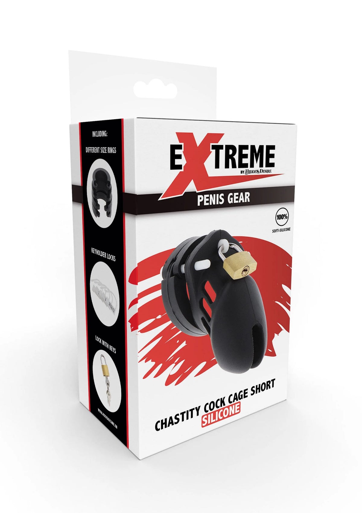 Bestel: Chastity Cock Cage Silicone Small - bij Happytoys.nl, happytoys.be, Happytoys.ae: erotische sex webshop | liever Happy dan Easy ⭐⭐⭐⭐⭐