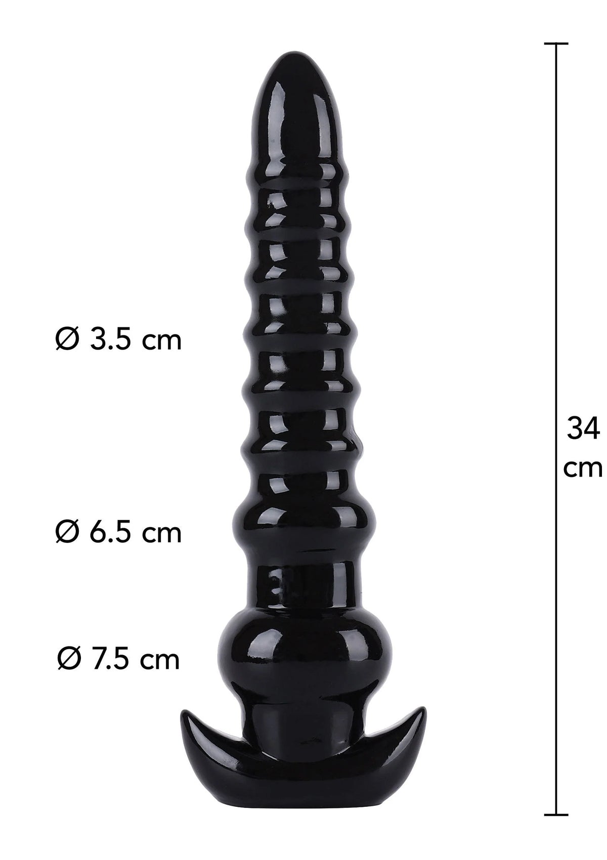 Bestel: Anal Drill 34 cm by Hidden Desire - bij Happytoys.nl, happytoys.be, Happytoys.ae: erotische sex webshop | liever Happy dan Easy âââââ - Default Title - 16876 - BLACK