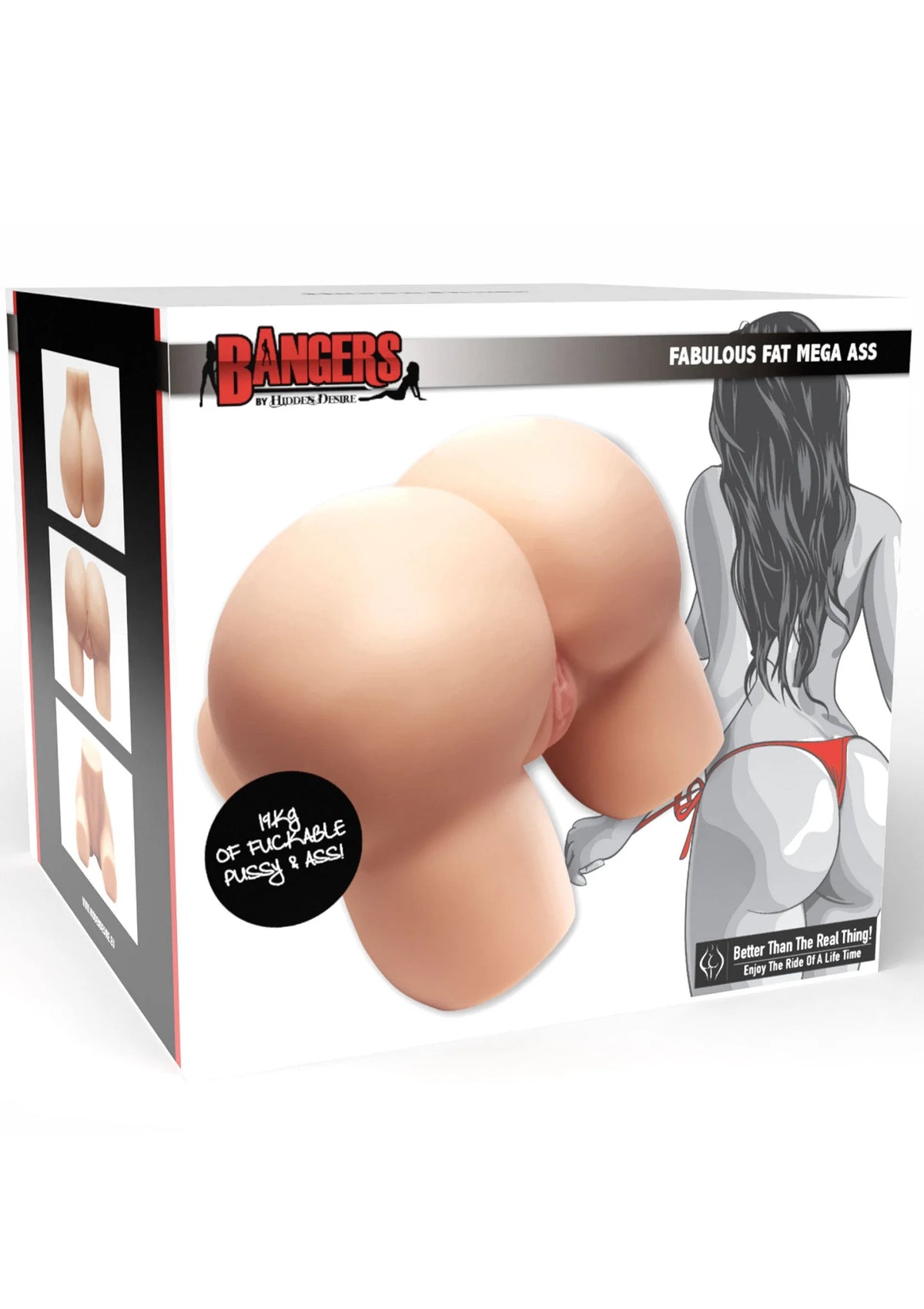 Bestel: Bangers Fabulous Fat Mega Ass 19kg by Hidden Desire - bij Happytoys.nl, happytoys.be, Happytoys.ae: erotische sex webshop | liever Happy dan Easy ⭐⭐⭐⭐⭐