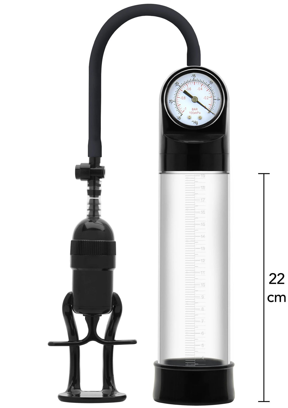 Bestel: Pro Pressure Penis Pump by Hidden Desire - bij Happytoys.nl, happytoys.be, Happytoys.ae: erotische sex webshop | liever Happy dan Easy ⭐⭐⭐⭐⭐ - Default Title - 16961 - BLACK