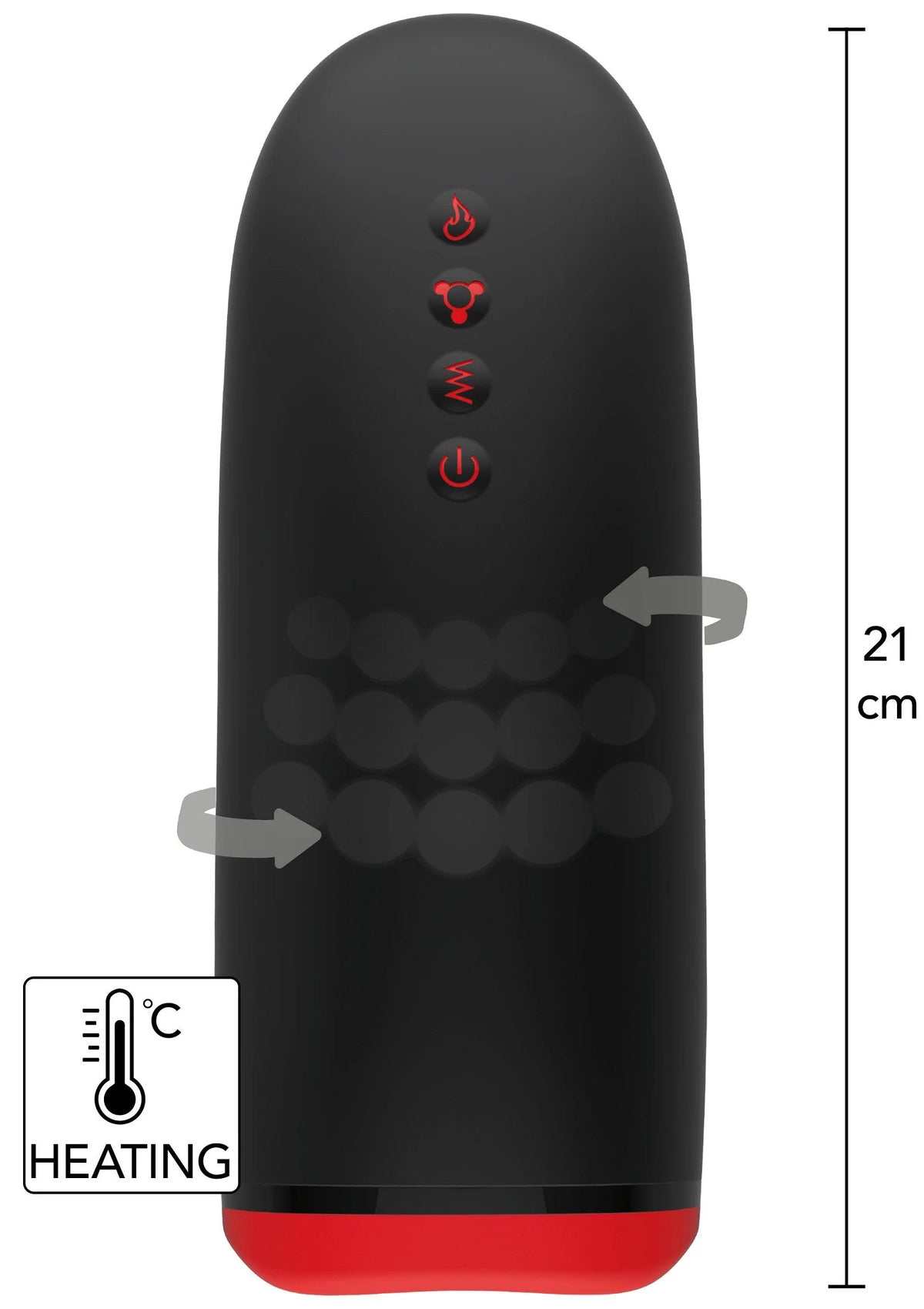 Bestel: Beaded Tongue Masturbator by Hidden Desire - bij Happytoys.nl, happytoys.be, Happytoys.ae: erotische sex webshop | liever Happy dan Easy âââââ - Default Title - 16966 - BLACK