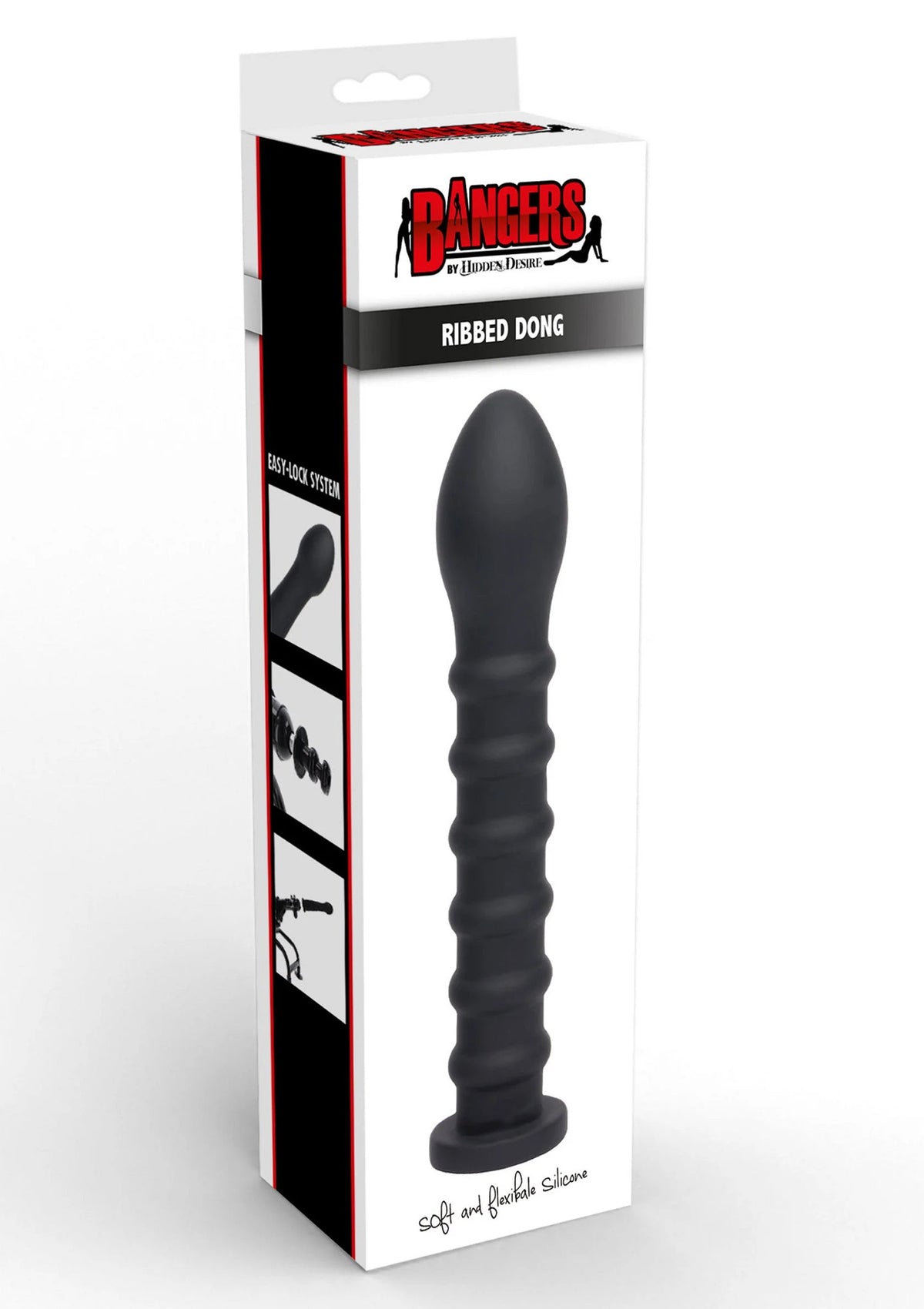 Bestel: Bangers Fuck Machines Ribbed Dong Easy - Lock 19 cm by Hidden Desire - bij Happytoys.nl, happytoys.be, Happytoys.ae: erotische sex webshop | liever Happy dan Easy âââââ