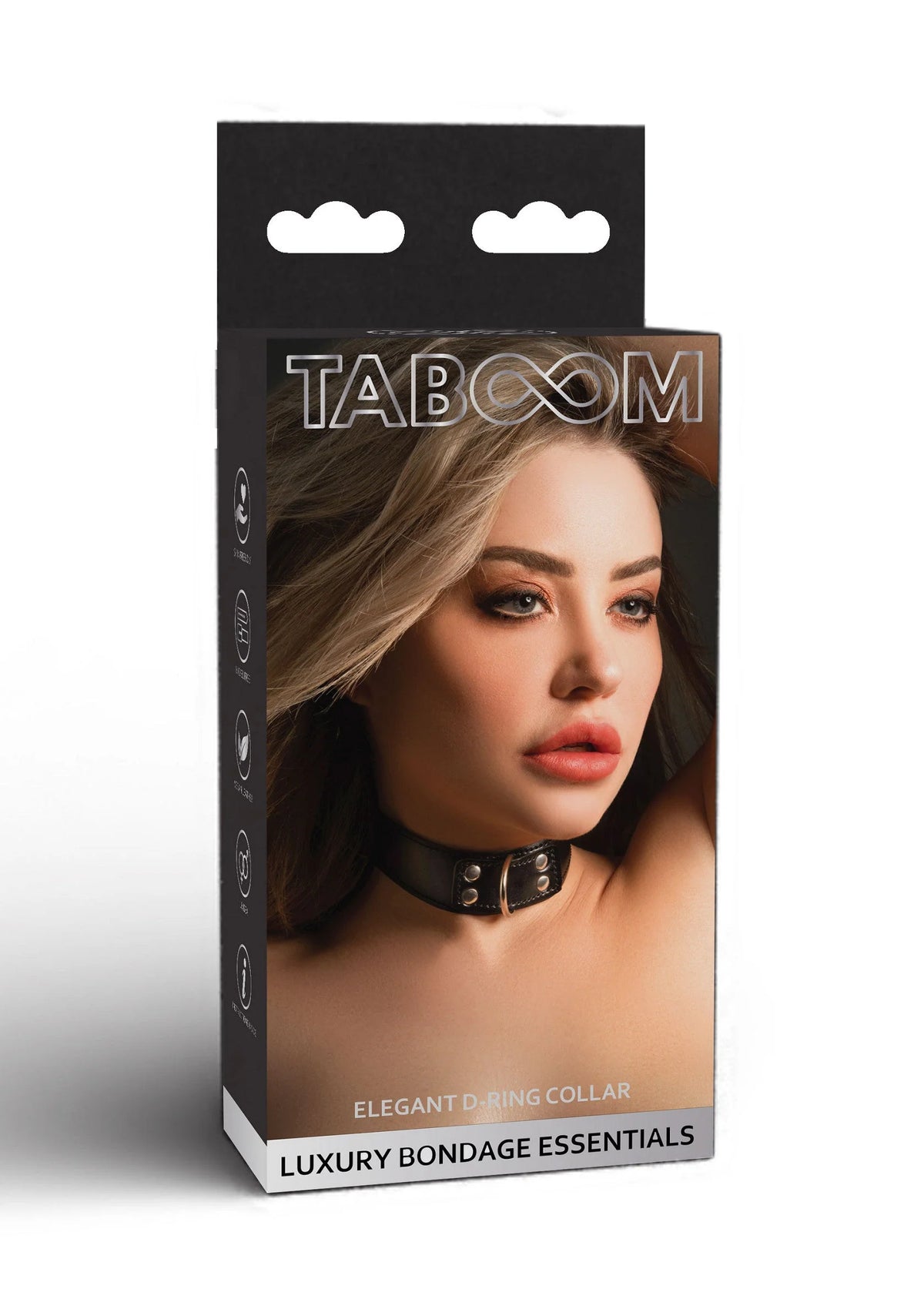 Bestel: Bondage Essentials Elegante D - Ring Halsband by Taboom - bij Happytoys.nl, happytoys.be, Happytoys.ae: erotische sex webshop | liever Happy dan Easy ⭐⭐⭐⭐⭐