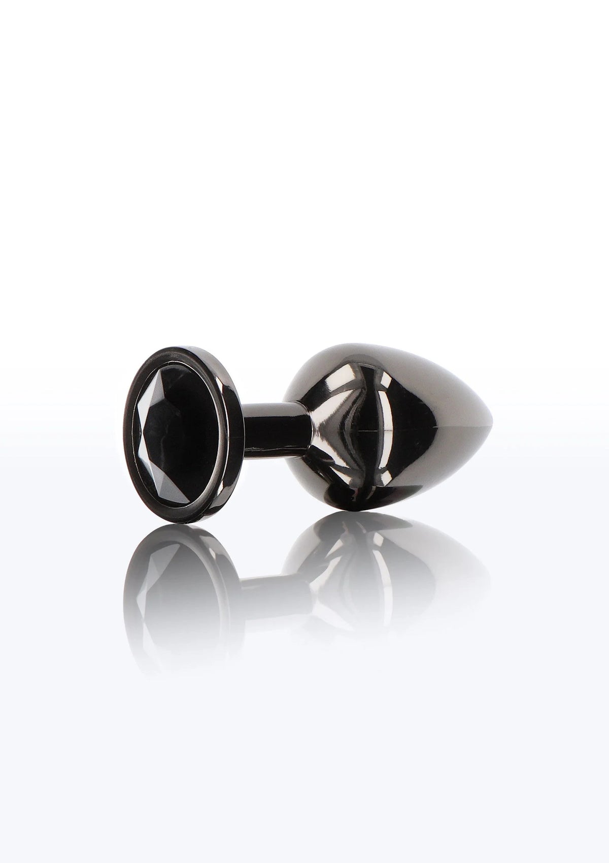 Bestel: Butt Plug With Diamond Jewel M - bij Happytoys.nl, happytoys.be, Happytoys.ae: erotische sex webshop | liever Happy dan Easy âââââ - Default Title - 17117 - BLACK