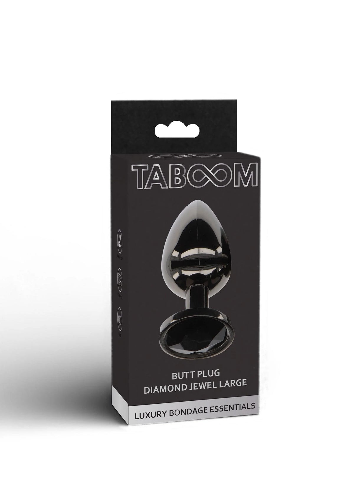 Bestel: Butt Plug With Diamond Jewel L - bij Happytoys.nl, happytoys.be, Happytoys.ae: erotische sex webshop | liever Happy dan Easy âââââ