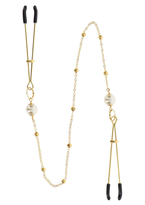 Bestel: Tweezers Pearl & Deluxe Chain by Taboom Nipple Play - bij Happytoys.nl, happytoys.be, Happytoys.ae: erotische sex webshop | liever Happy dan Easy âââââ