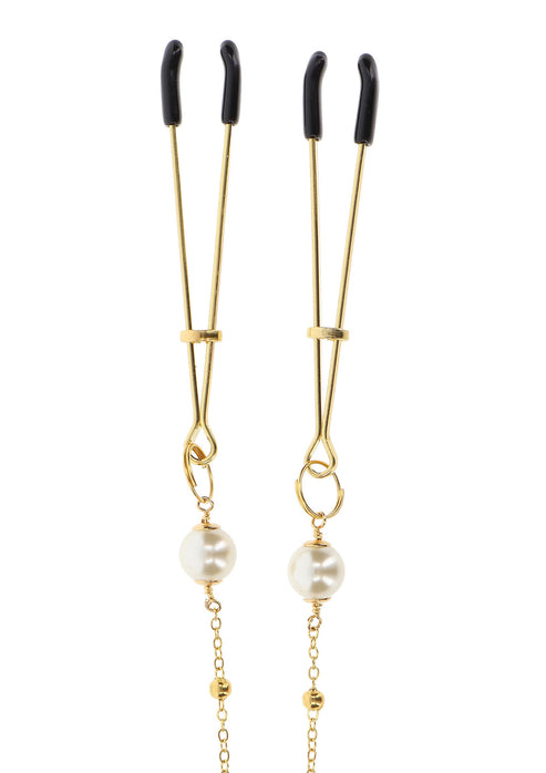 Bestel: Tweezers Pearl & Deluxe Chain by Taboom Nipple Play - bij Happytoys.nl, happytoys.be, Happytoys.ae: erotische sex webshop | liever Happy dan Easy âââââ