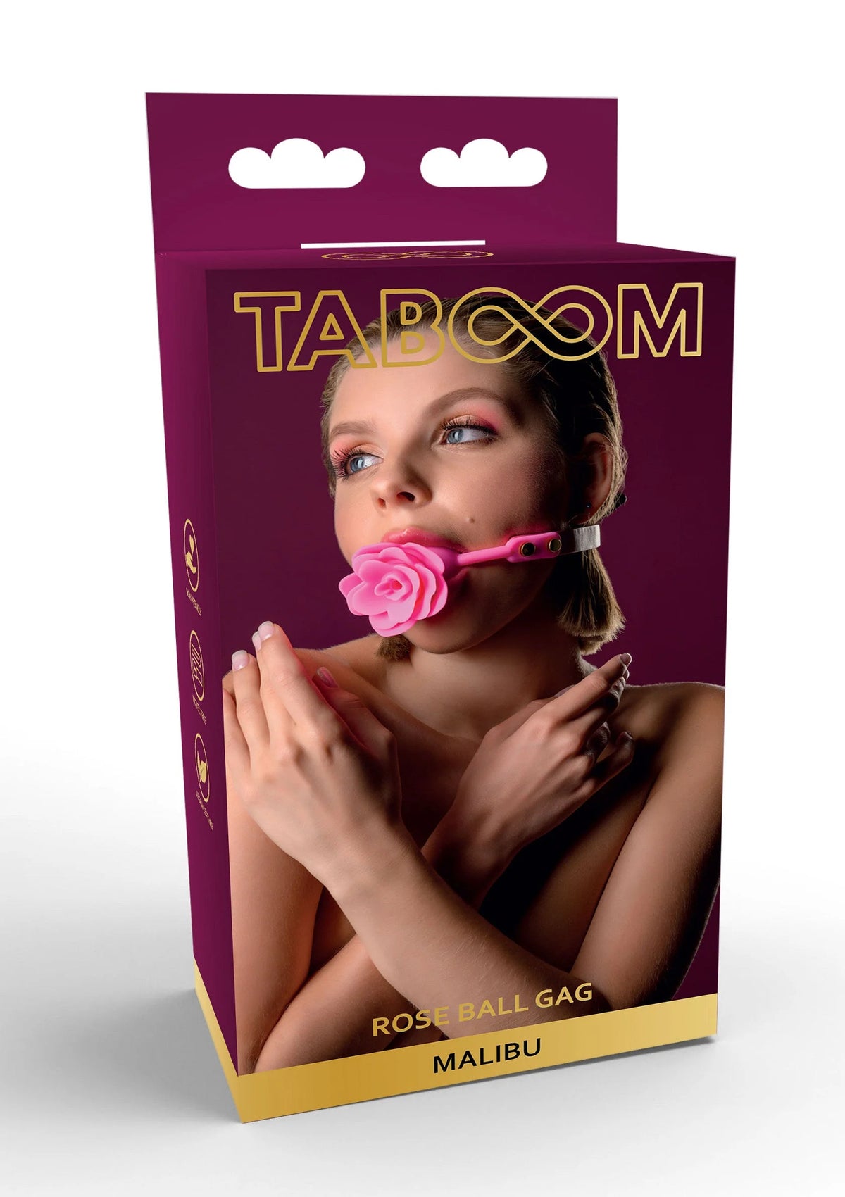 Bestel: Malibu Rose Ball Gag by Taboom - bij Happytoys.nl, happytoys.be, Happytoys.ae: erotische sex webshop | liever Happy dan Easy âââââ