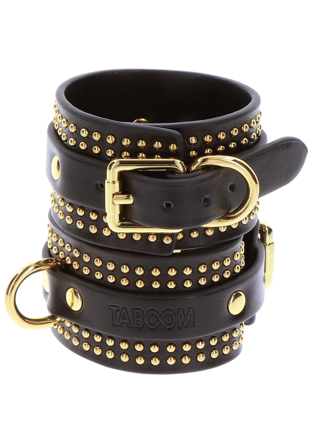 Bestel: Studded Ankle Cuffs Set by Taboom - bij Happytoys.nl, happytoys.be, Happytoys.ae: erotische sex webshop | liever Happy dan Easy ⭐⭐⭐⭐⭐