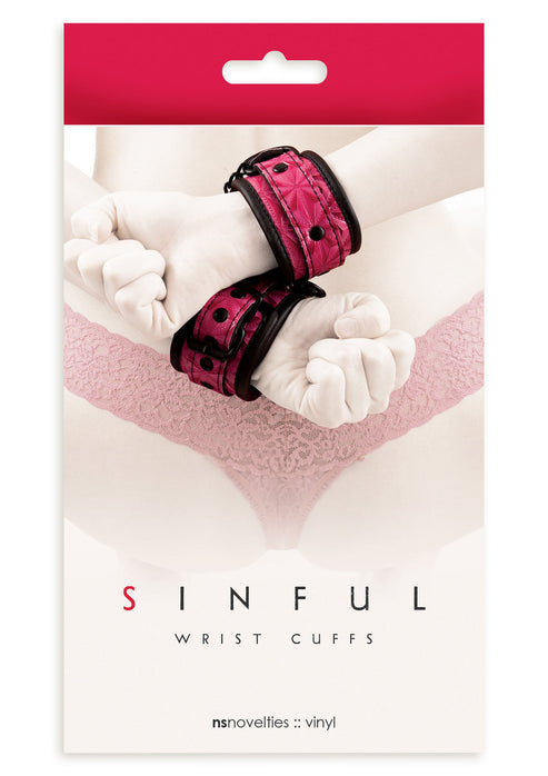 Bestel: Wrist Cuffs by NS Novelties Sinfull - bij Happytoys.nl, happytoys.be, Happytoys.ae: erotische sex webshop | liever Happy dan Easy âââââ