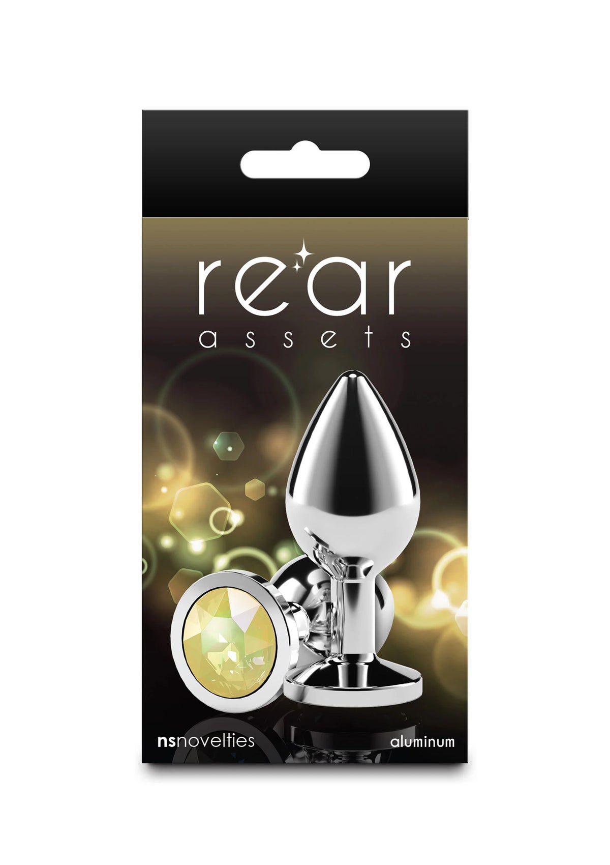 Bestel: Rear Assets Silver butplug Medium by NS Novelties - bij Happytoys.nl, happytoys.be, Happytoys.ae: erotische sex webshop | liever Happy dan Easy ⭐⭐⭐⭐⭐