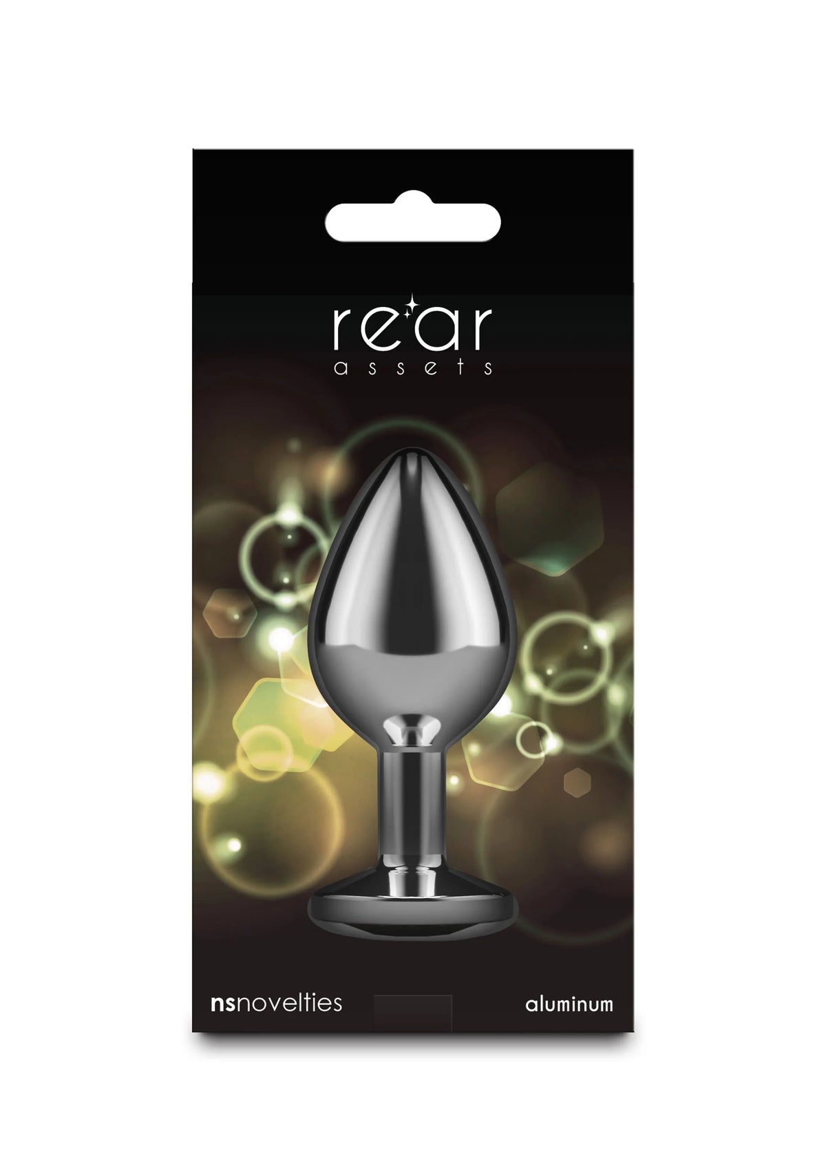 Bestel: Rear Assets Silver butplug Medium by NS Novelties - bij Happytoys.nl, happytoys.be, Happytoys.ae: erotische sex webshop | liever Happy dan Easy ⭐⭐⭐⭐⭐