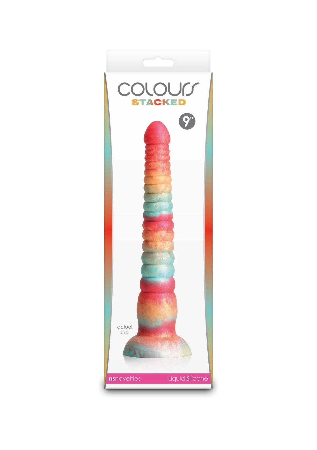 Bestel: Stacked 9 inch Dildo Red by NS Novelties - bij Happytoys.nl, happytoys.be, Happytoys.ae: erotische sex webshop | liever Happy dan Easy âââââ