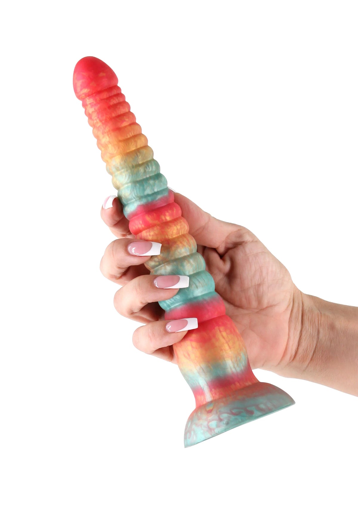 Bestel: Stacked 9 inch Dildo Red by NS Novelties - bij Happytoys.nl, happytoys.be, Happytoys.ae: erotische sex webshop | liever Happy dan Easy âââââ