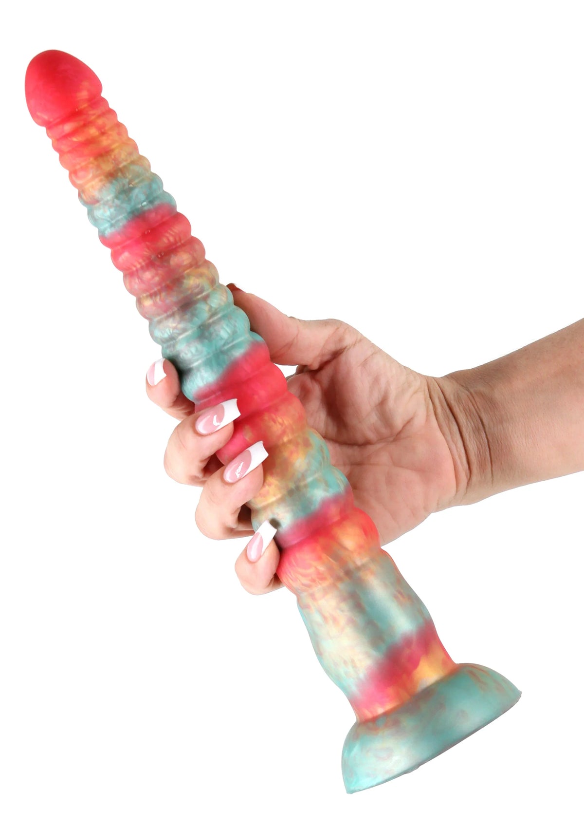 Bestel: Stacked 12 inch Dildo Red by NS Novelties - bij Happytoys.nl, happytoys.be, Happytoys.ae: erotische sex webshop | liever Happy dan Easy âââââ