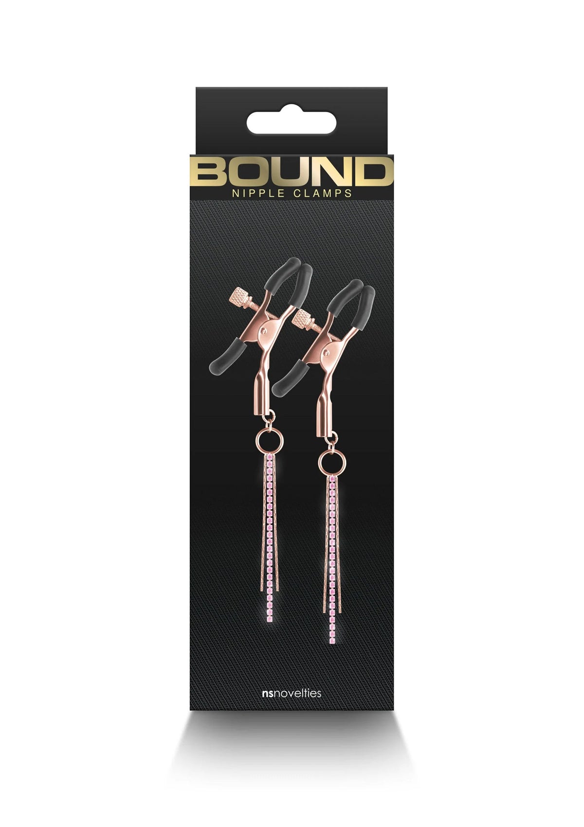 Bestel: Nipple Clamps D3 by NS Novelties Bound - bij Happytoys.nl, happytoys.be, Happytoys.ae: erotische sex webshop | liever Happy dan Easy ⭐⭐⭐⭐⭐