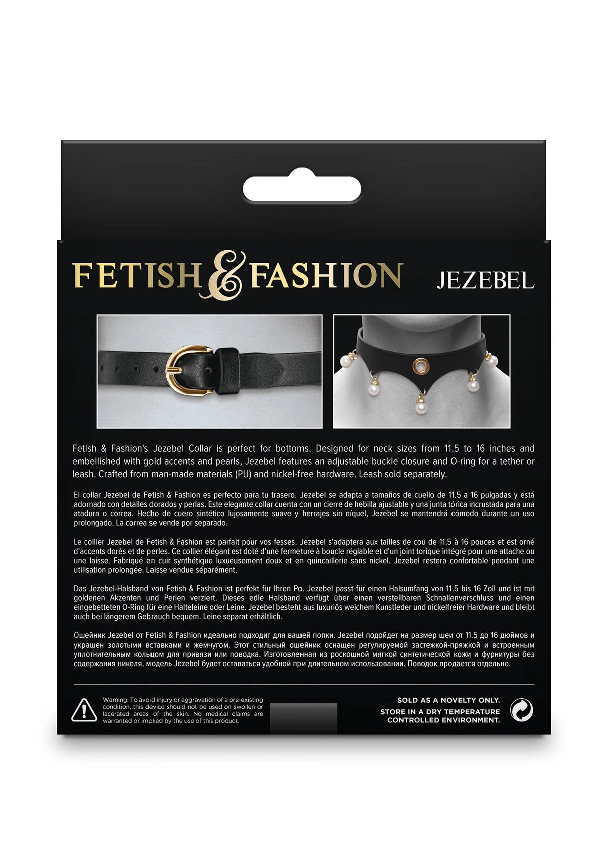 Bestel: Jezebel Collar - bij Happytoys.nl, happytoys.be, Happytoys.ae: erotische sex webshop | liever Happy dan Easy âââââ