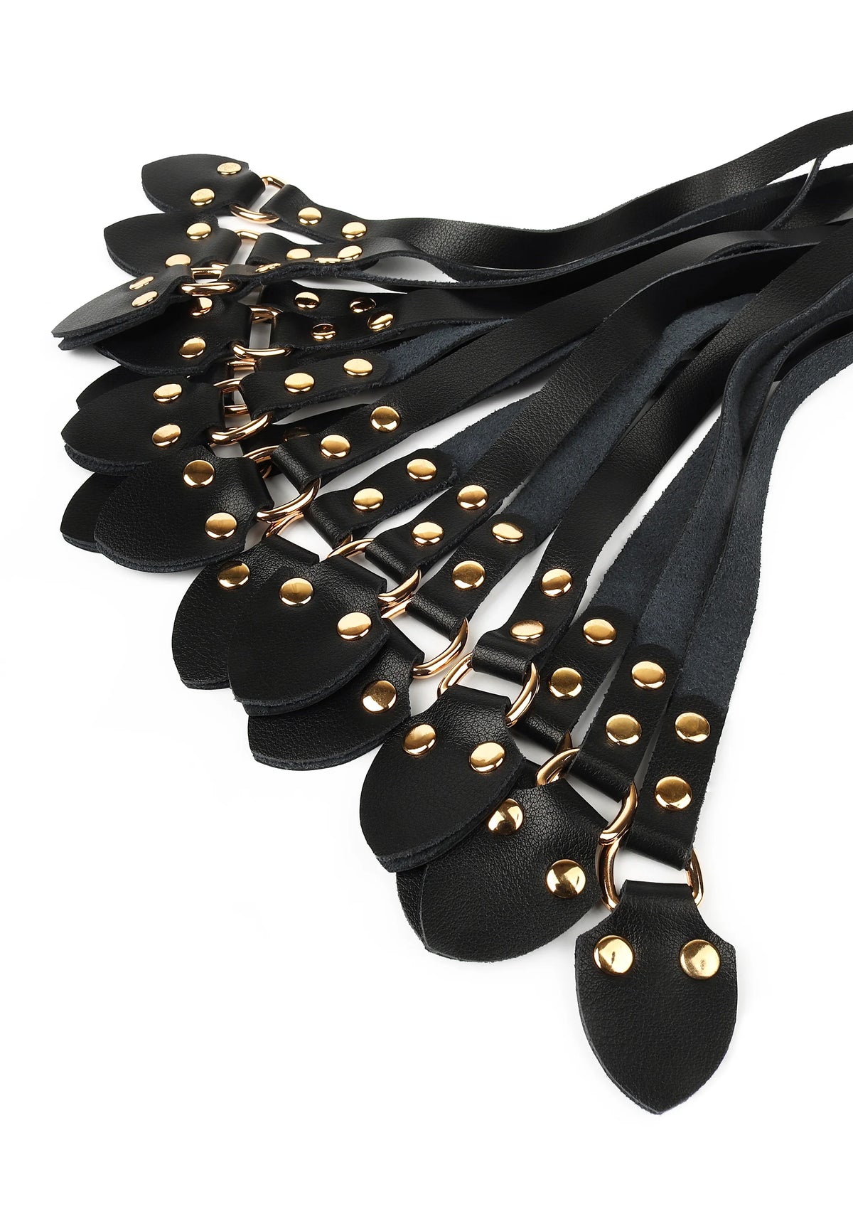 Bestel: Masters Real Leather Cat - o - Nine Whip by Hidden Desire - bij Happytoys.nl, happytoys.be, Happytoys.ae: erotische sex webshop | liever Happy dan Easy ⭐⭐⭐⭐⭐