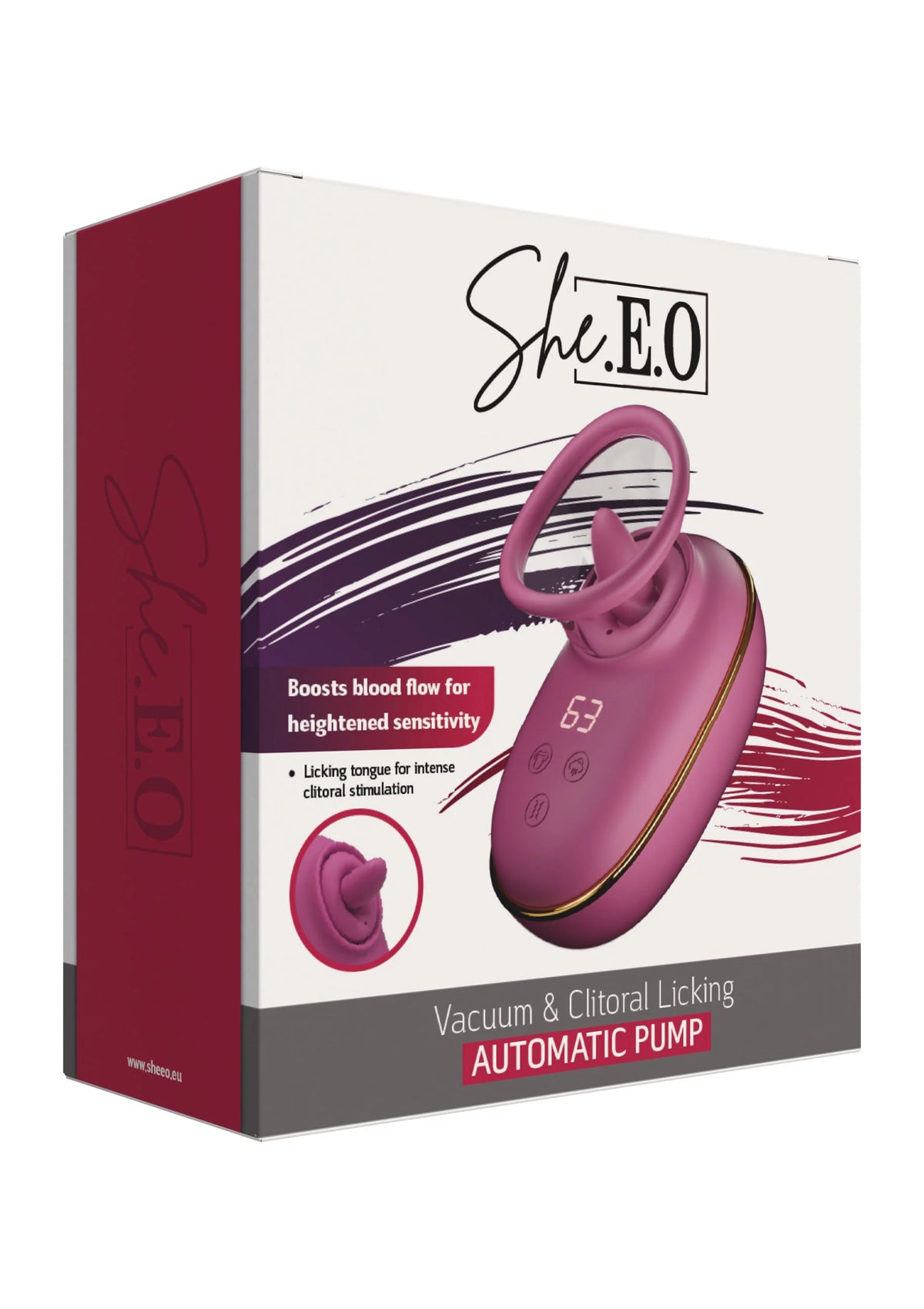 Bestel: Licking Clitoral Automatic Pump by She.E.O. - bij Happytoys.nl, happytoys.be, Happytoys.ae: erotische sex webshop | liever Happy dan Easy âââââ
