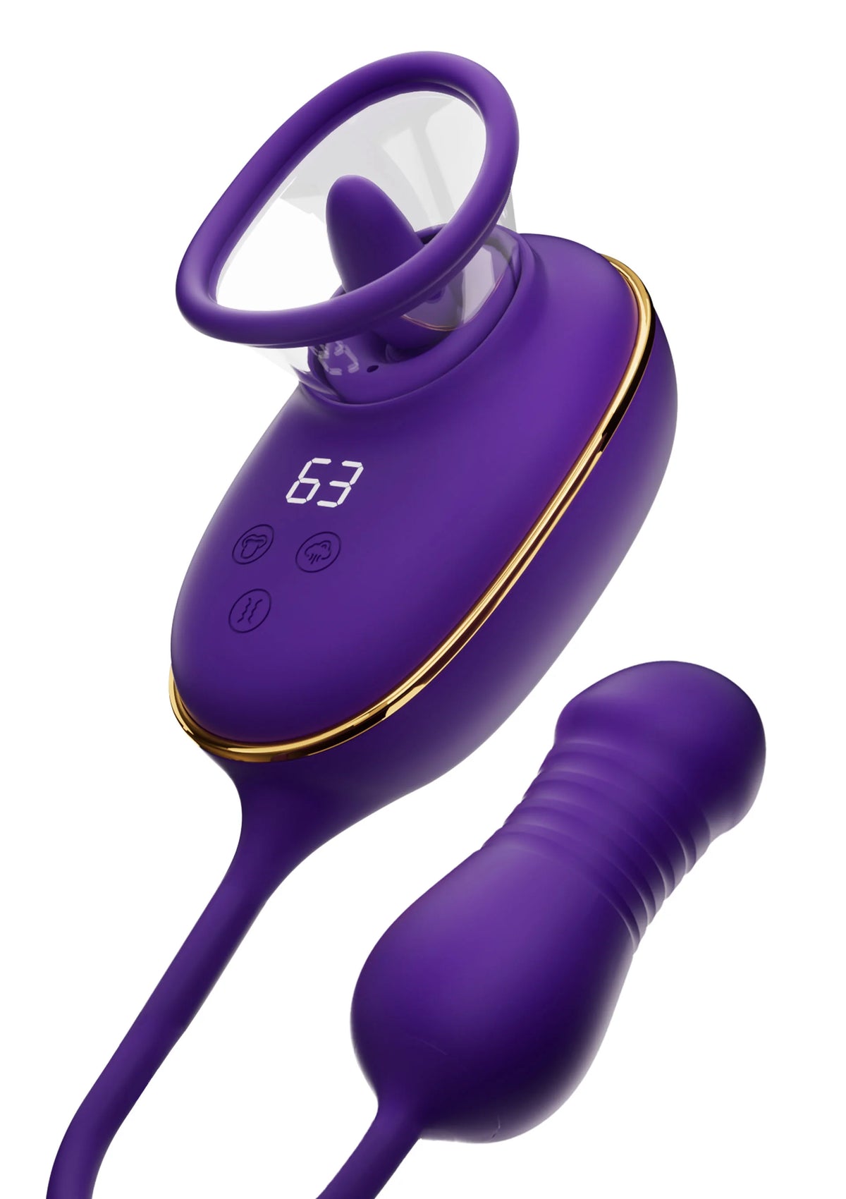 Bestel: Licking Clitoral Pump & Anal Stimulator by She.E.O. - bij Happytoys.nl, happytoys.be, Happytoys.ae: erotische sex webshop | liever Happy dan Easy âââââ - Default Title - 20209 - PURPLE