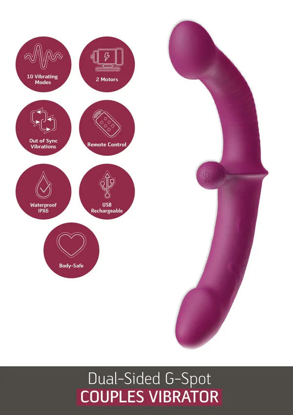Bestel: Dual - Sided G - Spot Vibrator by She. E.O. - bij Happytoys.nl, happytoys.be, Happytoys.ae: erotische sex webshop | liever Happy dan Easy ⭐⭐⭐⭐⭐