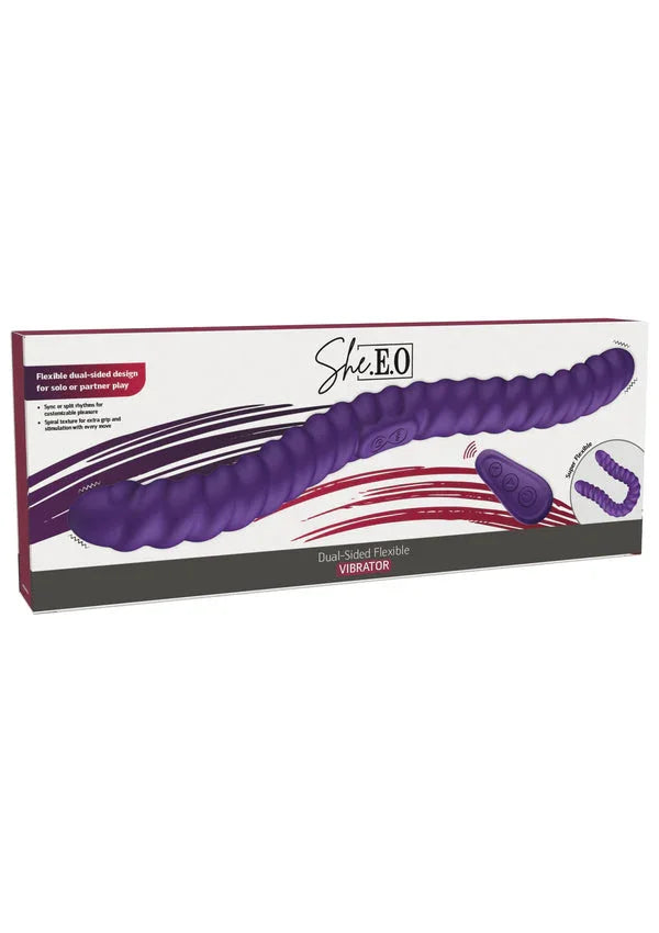 Bestel: Dual - Sided Flexible Vibrator by She. E.O. - bij Happytoys.nl, happytoys.be, Happytoys.ae: erotische sex webshop | liever Happy dan Easy ⭐⭐⭐⭐⭐