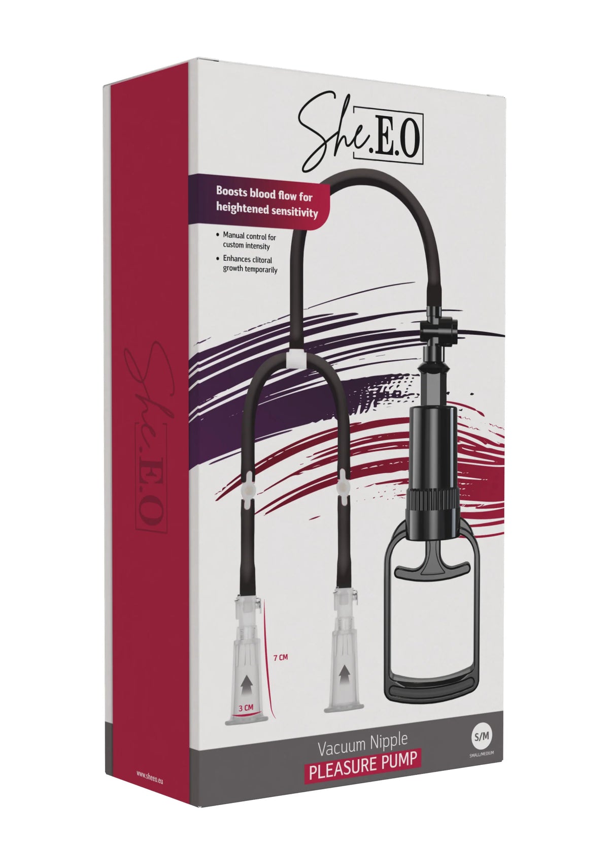 Bestel: Vacuum Nipple Pleasure Pump S/M by She.E.O. - bij Happytoys.nl, happytoys.be, Happytoys.ae: erotische sex webshop | liever Happy dan Easy âââââ