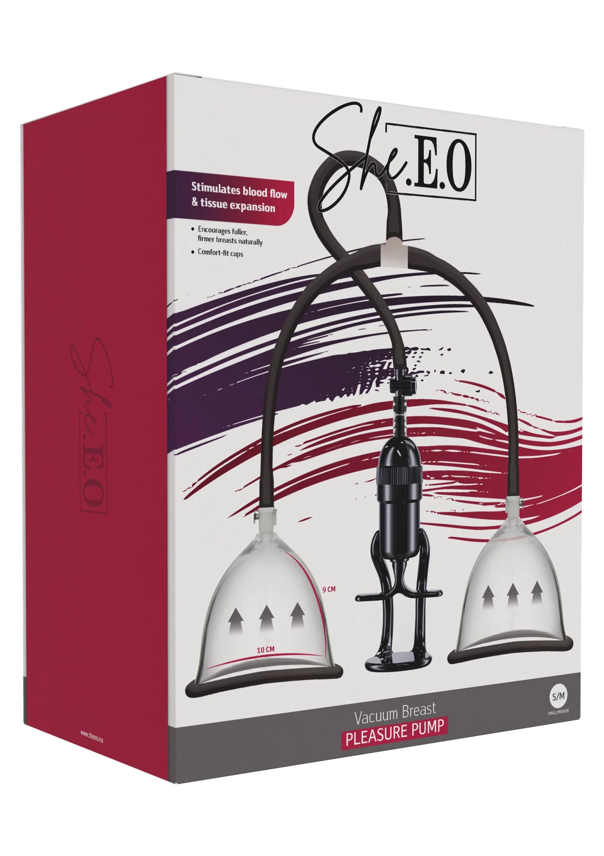 Bestel: Vacuum Breast Pleasure Pump S/M by She.E.O. - bij Happytoys.nl, happytoys.be, Happytoys.ae: erotische sex webshop | liever Happy dan Easy âââââ